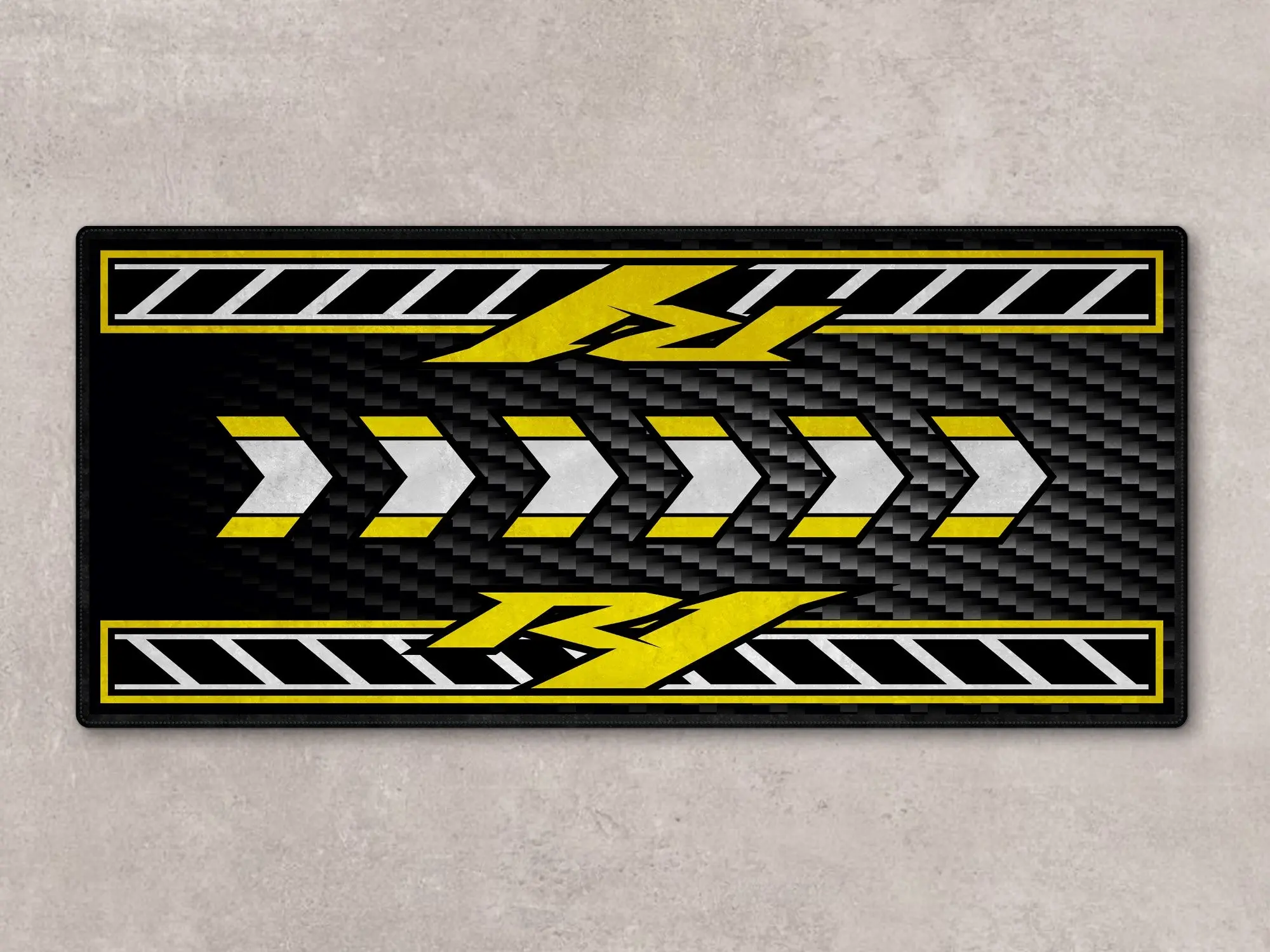 Designed Pit Mat for Yamaha R1 - 50th Anniversary Edition Motorcycle - MM7472 - Image 2