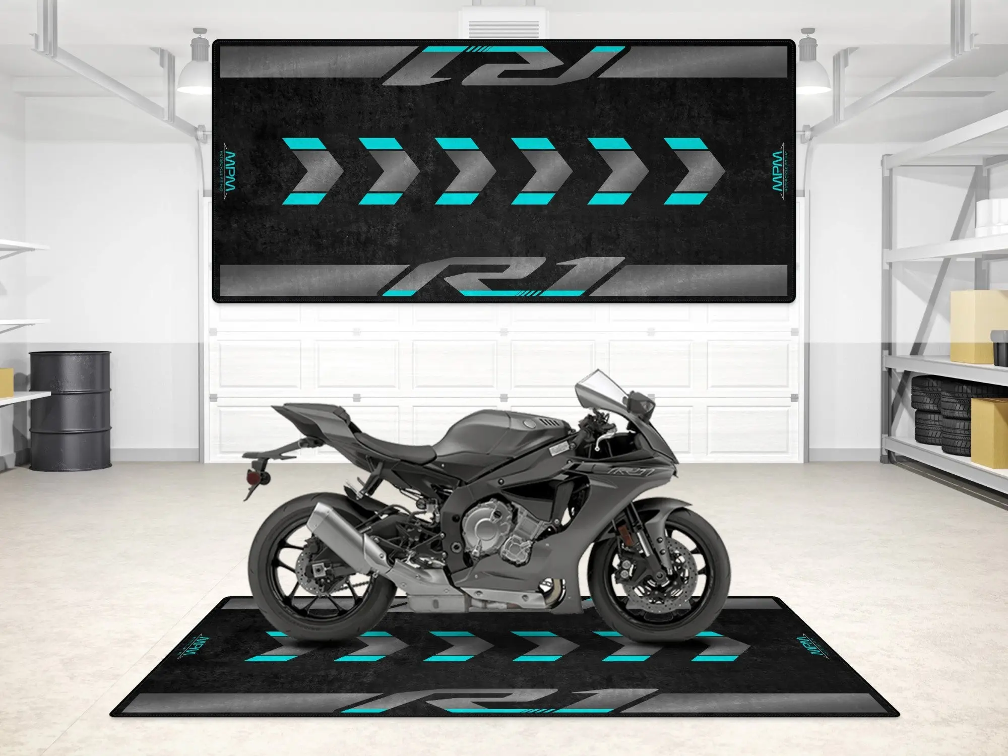 Designed Pit Mat for Yamaha R1 Motorcycle - MM7111 - Image 5