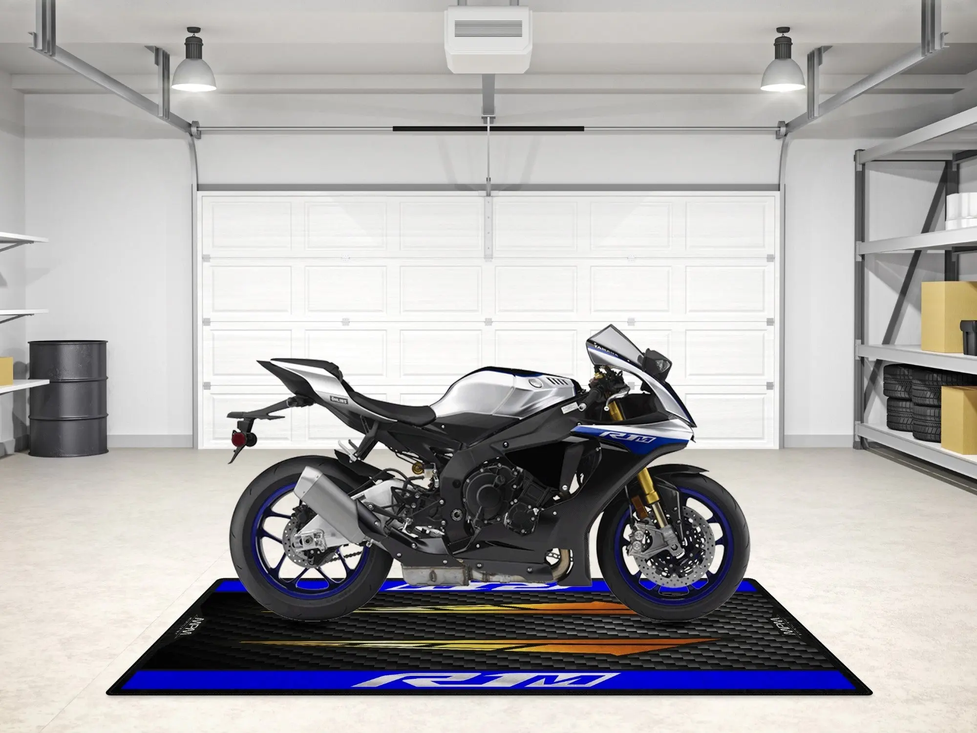 Designed Pit Mat for Yamaha R1M Motorcycle - MM7112 - Image 5