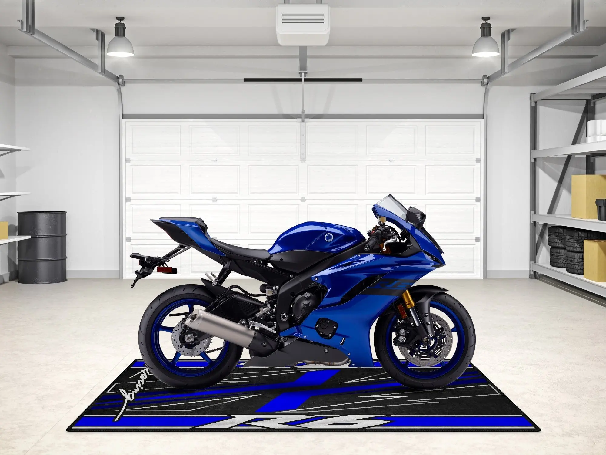 Designed Pit Mat for Yamaha R6 Motorcycle - MM7255 - Image 11