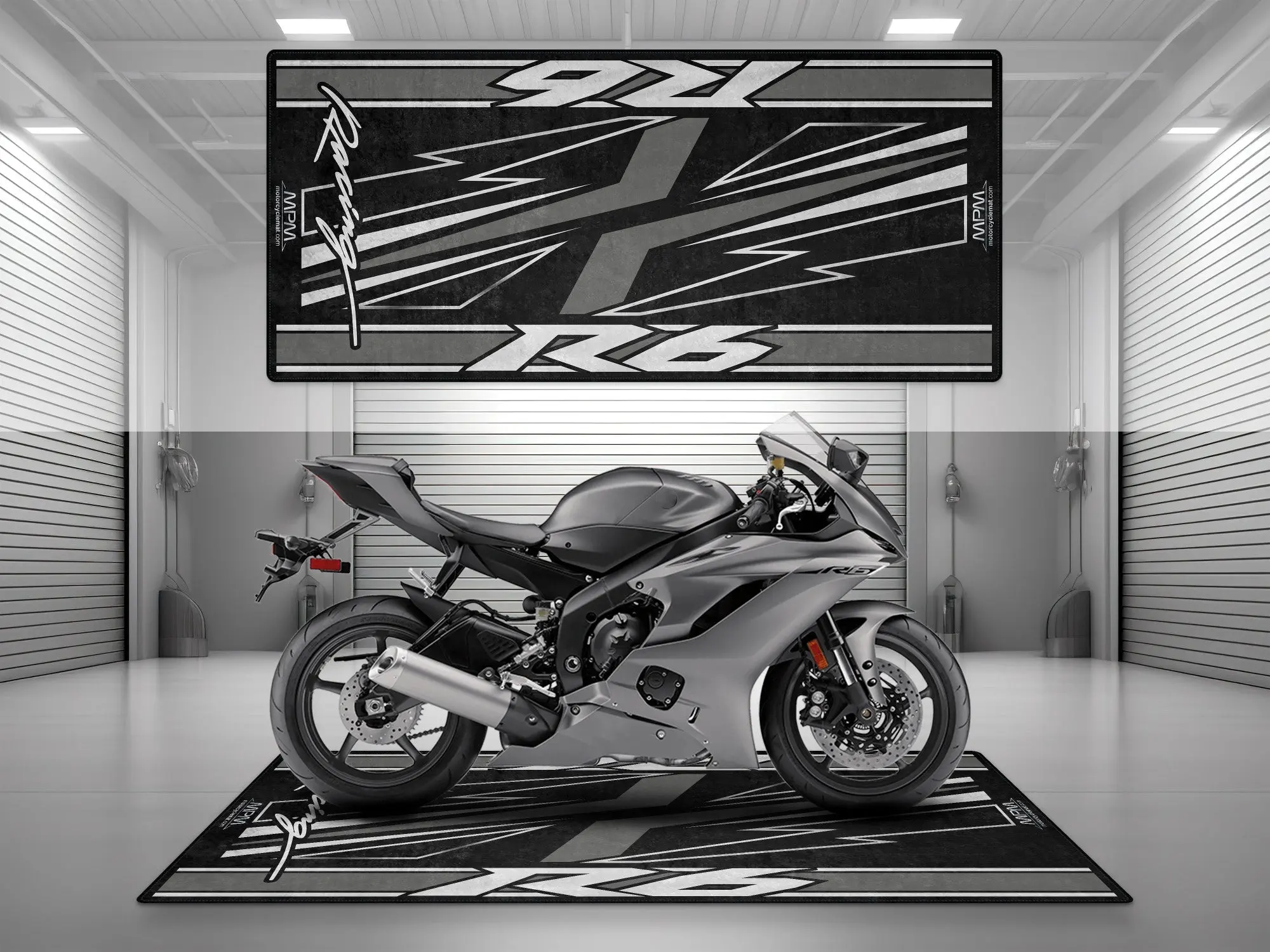 Designed Pit Mat for Yamaha R6 Motorcycle - MM7255 - Image 4