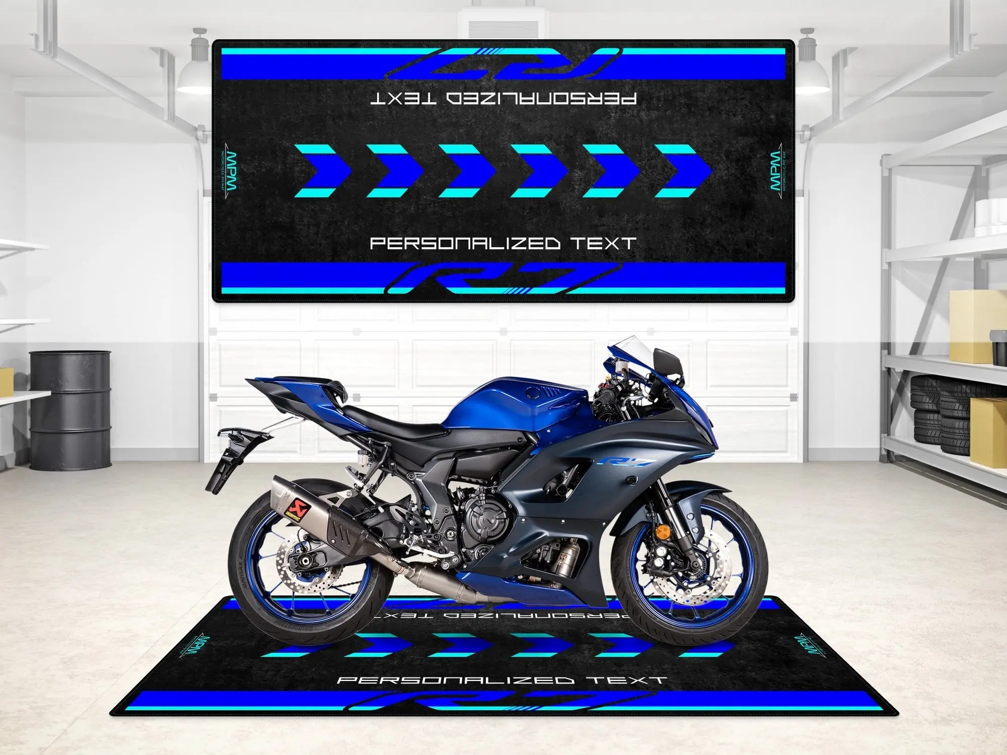 Designed Pit Mat for Yamaha R7 Motorcycle - MM7113 - Image 7