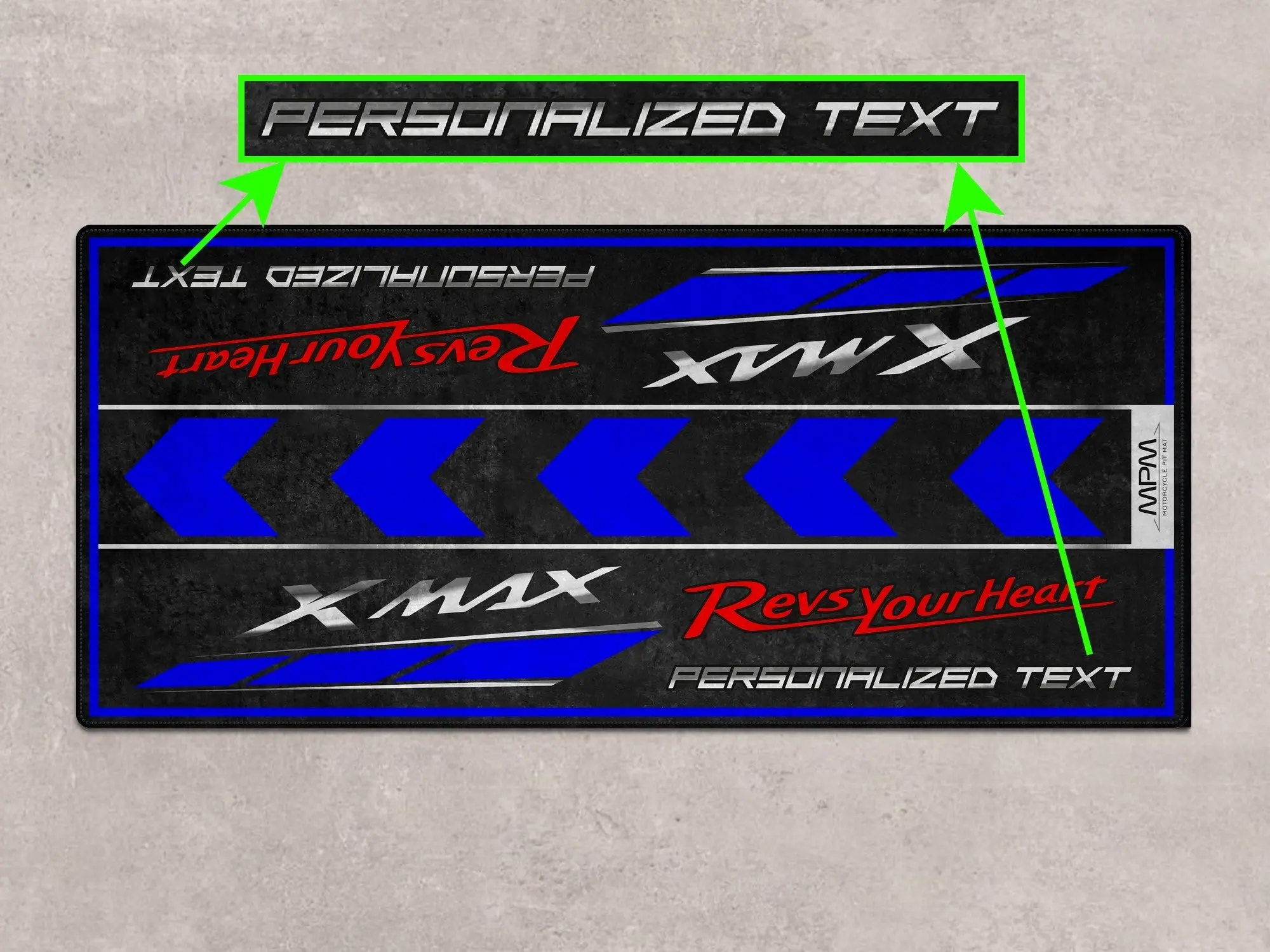 Designed Pit Mat for Yamaha Xmax Motorcycle - MM7124 - Image 12