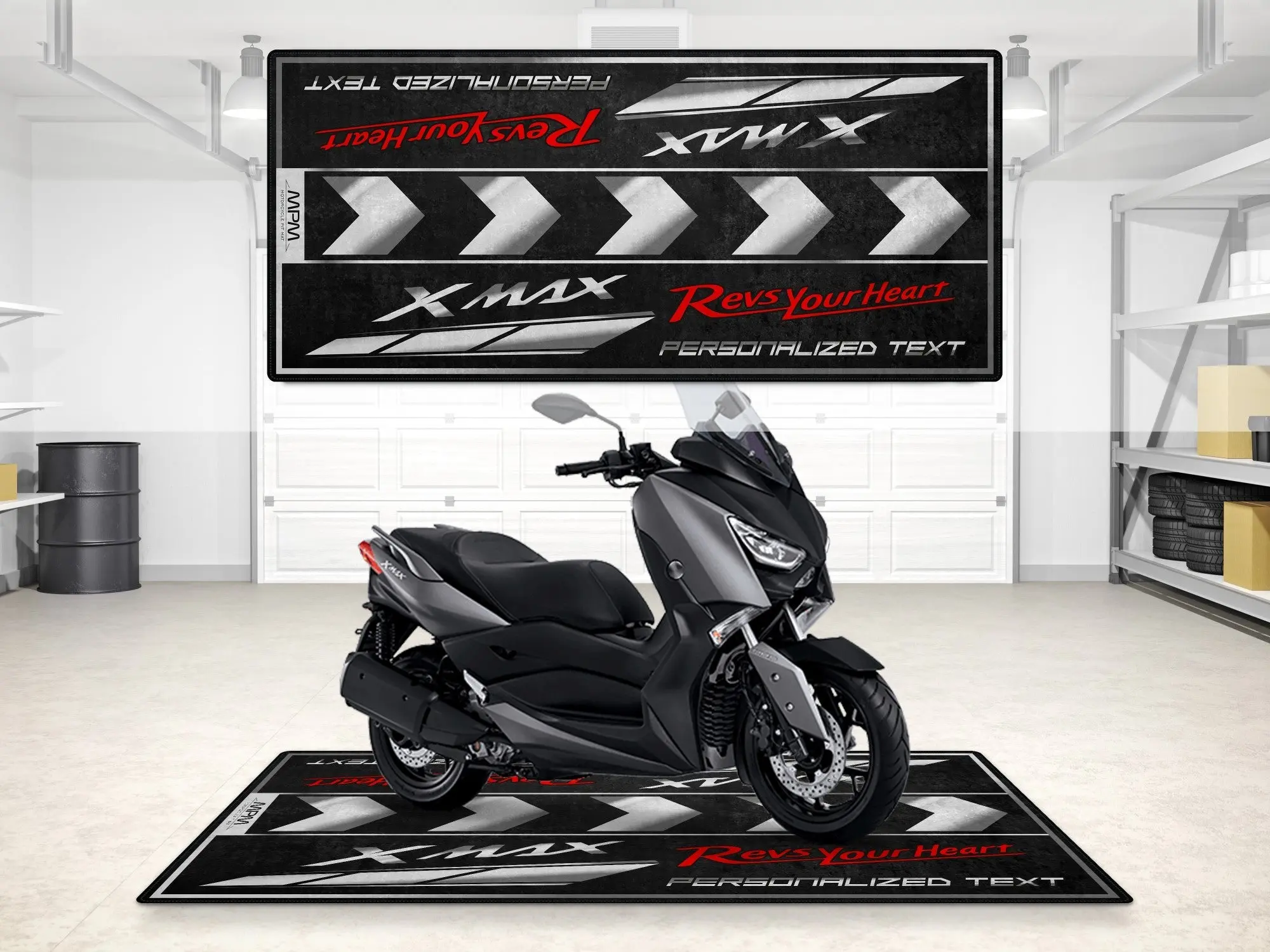 Designed Pit Mat for Yamaha Xmax Motorcycle - MM7124 - Image 3
