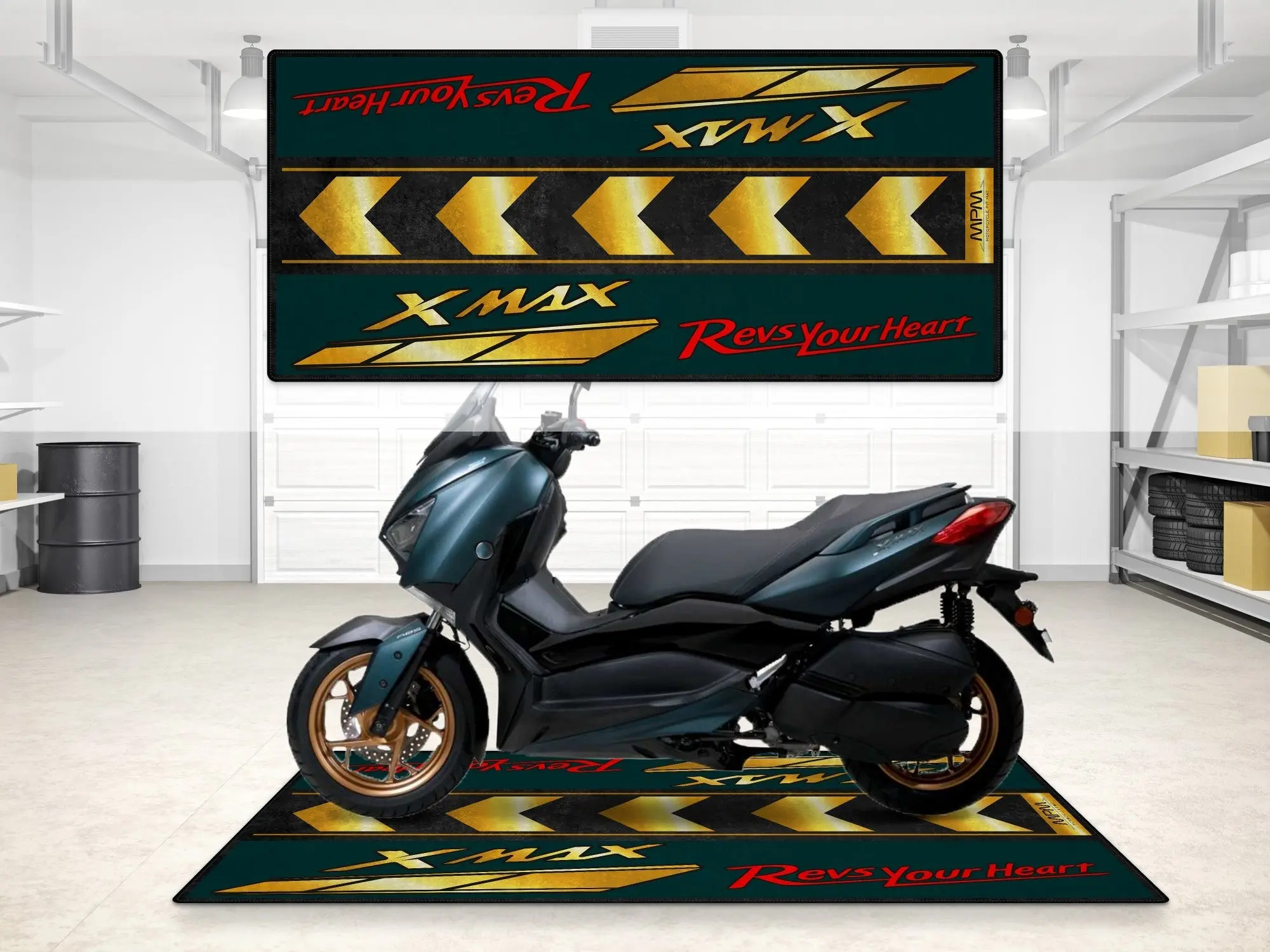 Designed Pit Mat for Yamaha Xmax Motorcycle - MM7124 - Image 5