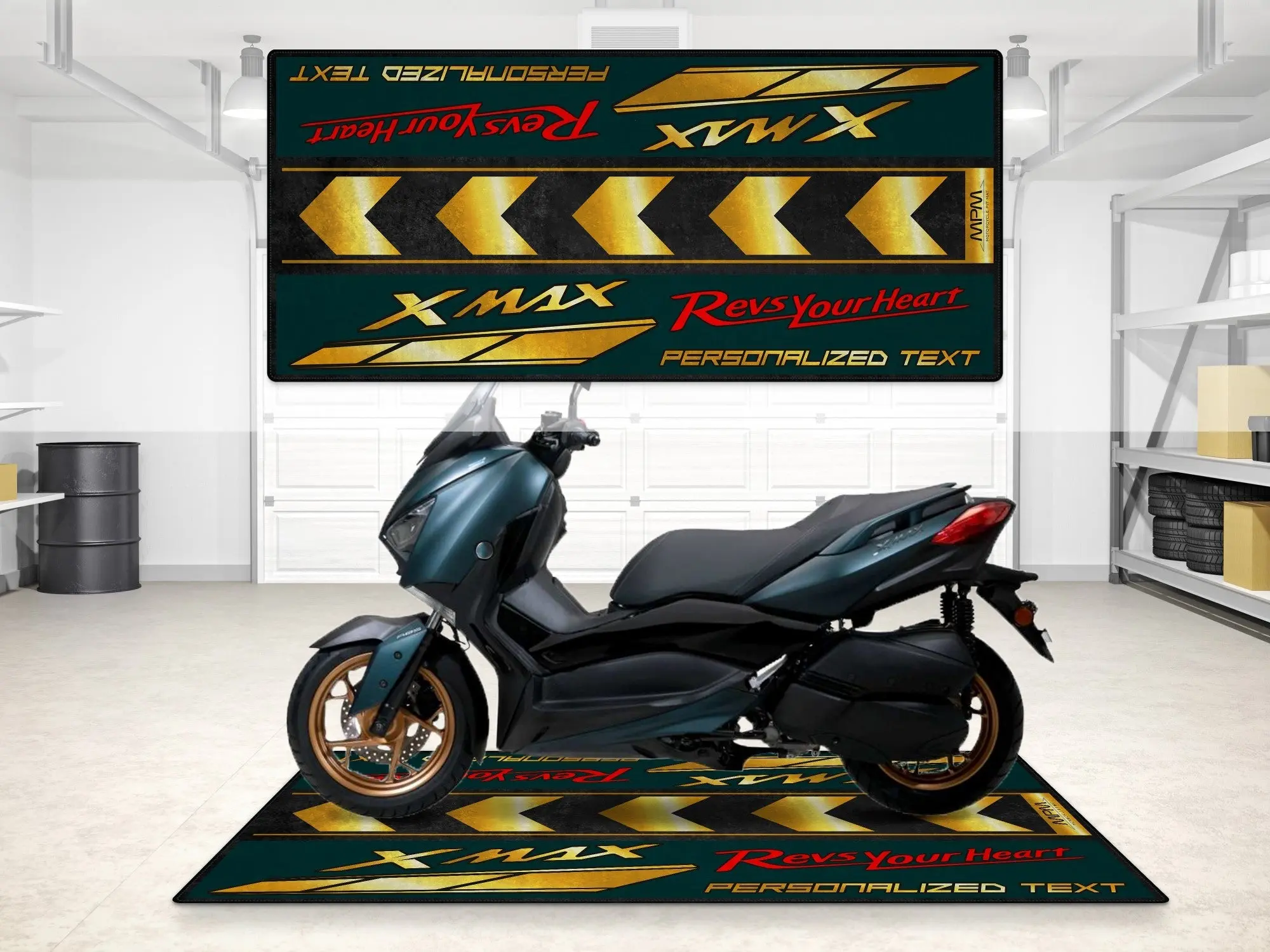 Designed Pit Mat for Yamaha Xmax Motorcycle - MM7124 - Image 7
