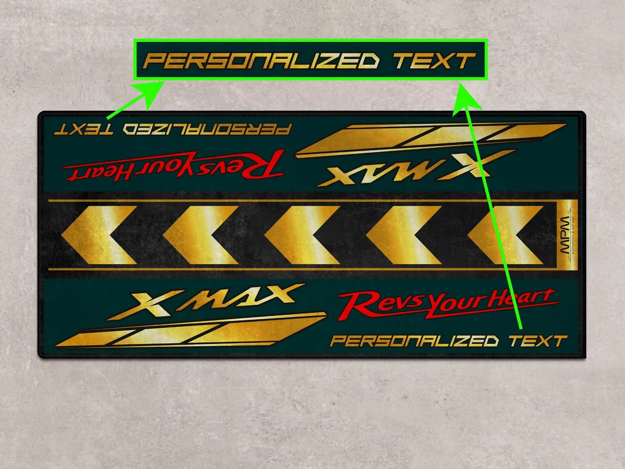 Designed Pit Mat for Yamaha Xmax Motorcycle - MM7124 - Image 8