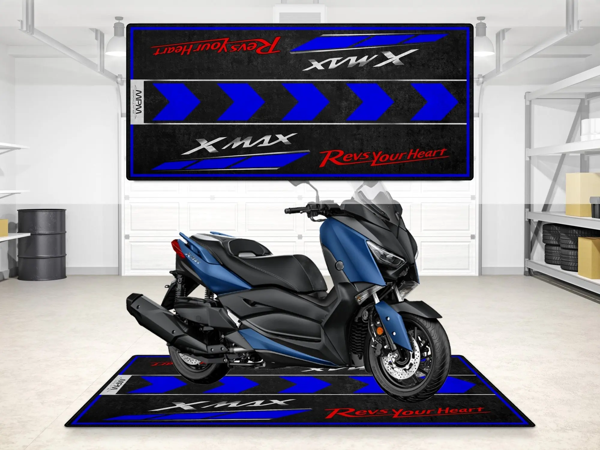 Designed Pit Mat for Yamaha Xmax Motorcycle - MM7124 - Image 9