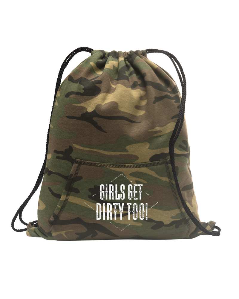 Dirt Roads Fleece Cinch Bag - Camo - Image 2