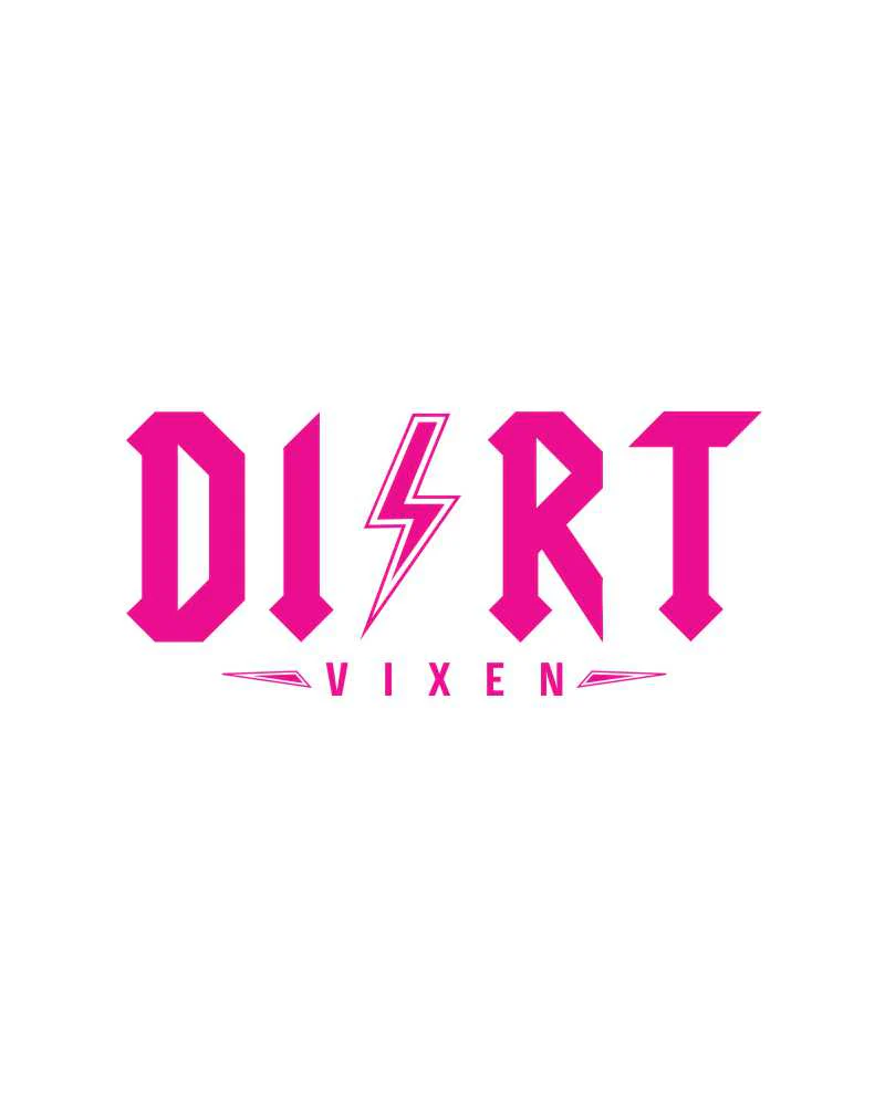 Dirt Vixen Decal 3" x 7" - Image 2