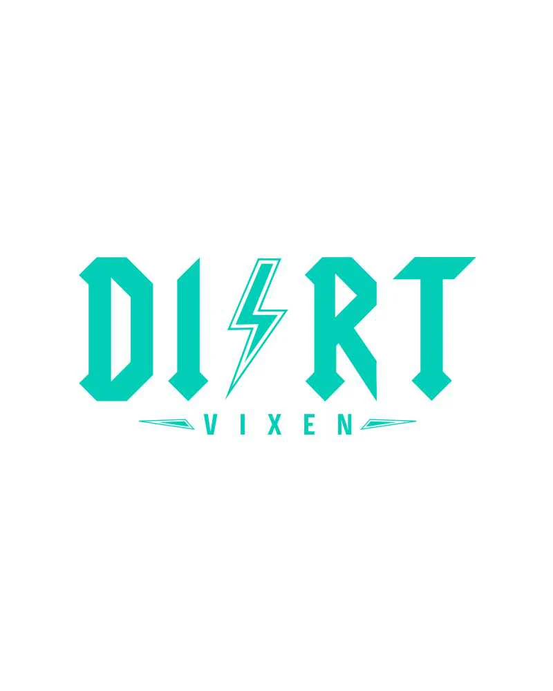 Dirt Vixen Decal 3" x 7" - Image 3