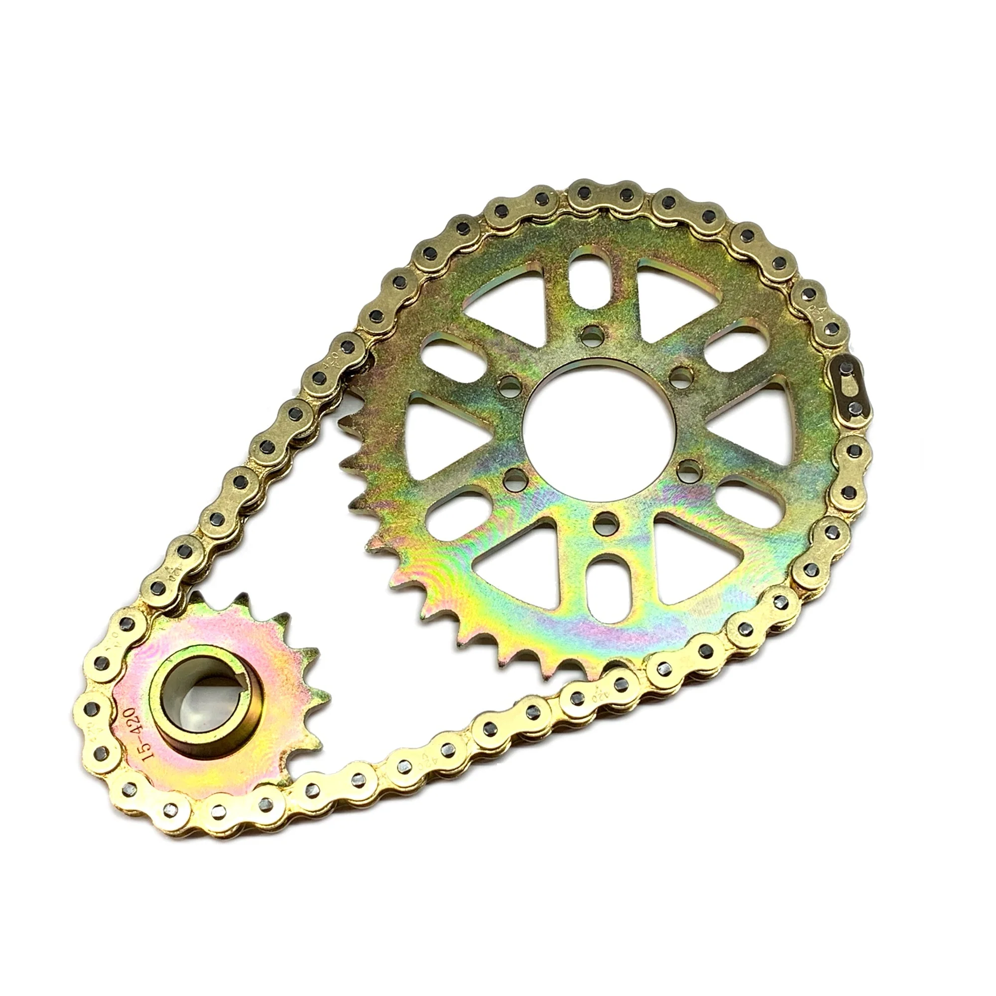 DirtyBike 420 Gold Series Primary Belt to Chain Conversion Kit Sealed X-Ring Surron Ultra Bee - Image 2