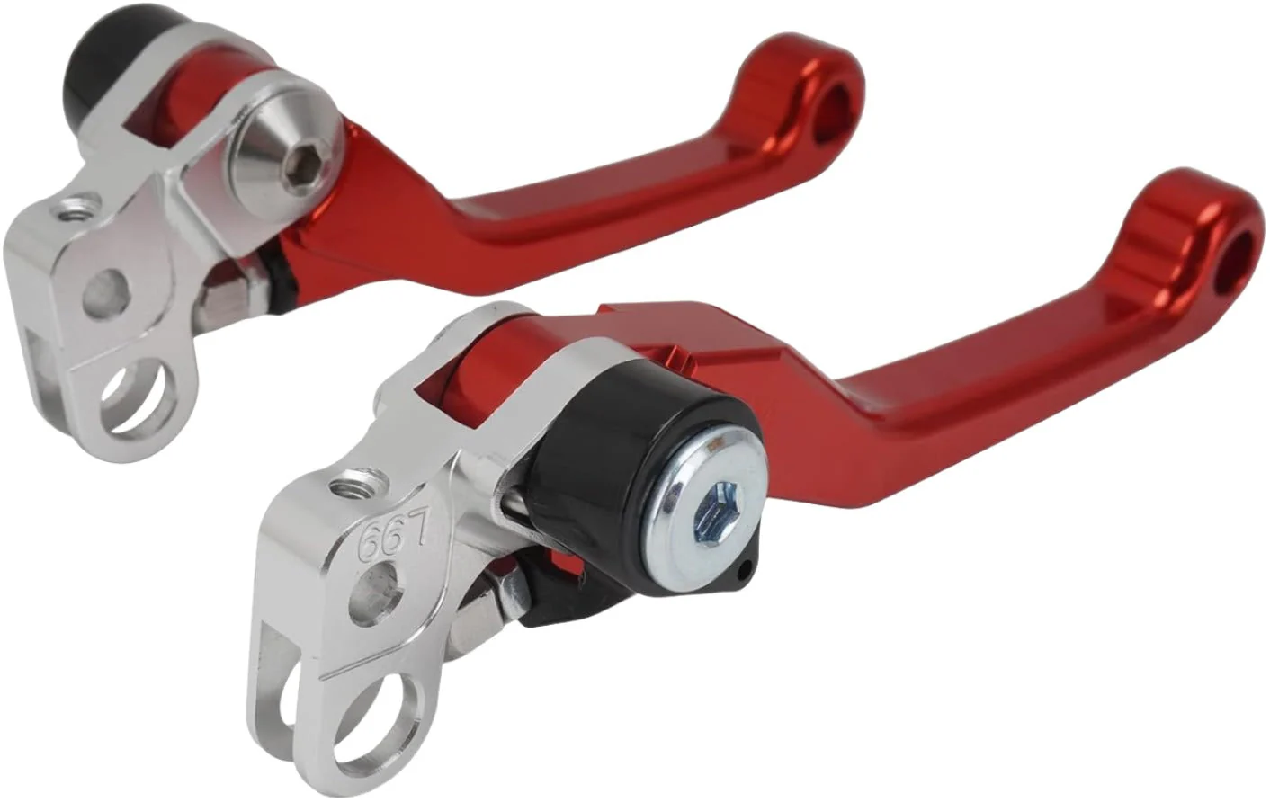 DirtyBike Break-Away Folding Aluminum Brake Lever Set for Surron LBX | Talaria Sting - Image 6