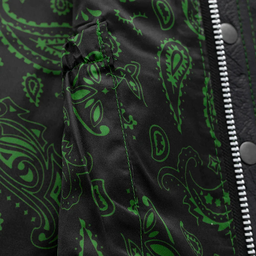 Downside Men's Motorcycle Leather Vest - Image 27