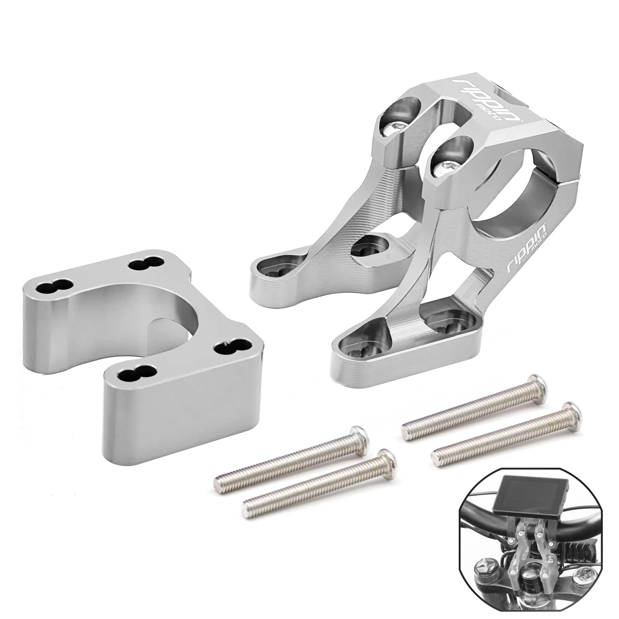 E-Moto Bar Mount for E-Ride PRO, Talaria & Surron LBX with 1" Riser - Image 13