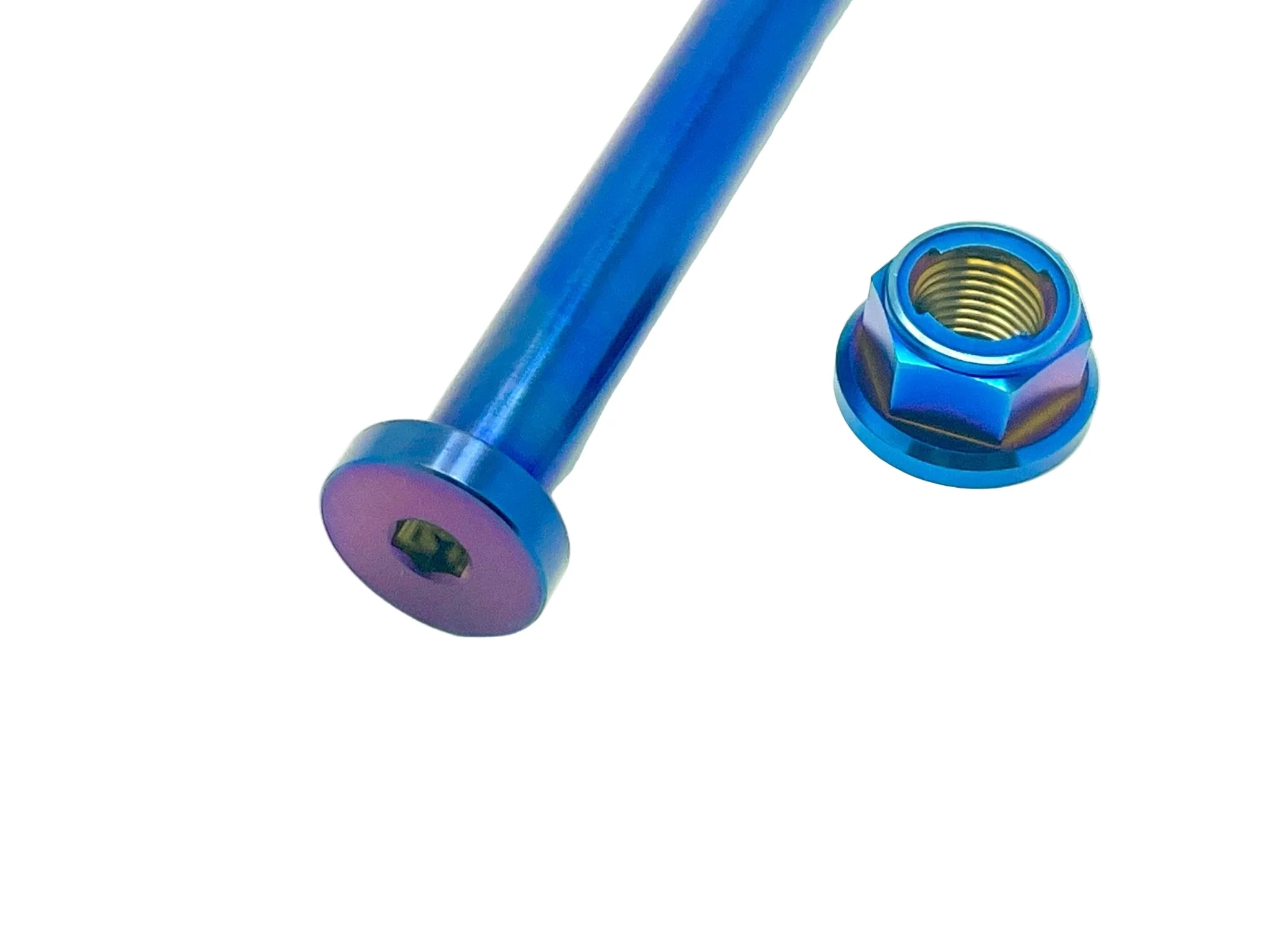 E-Ride Pro SS 2.0/ Pro S Titanium Rear Axle and Nut (2 Pieces) - Image 2