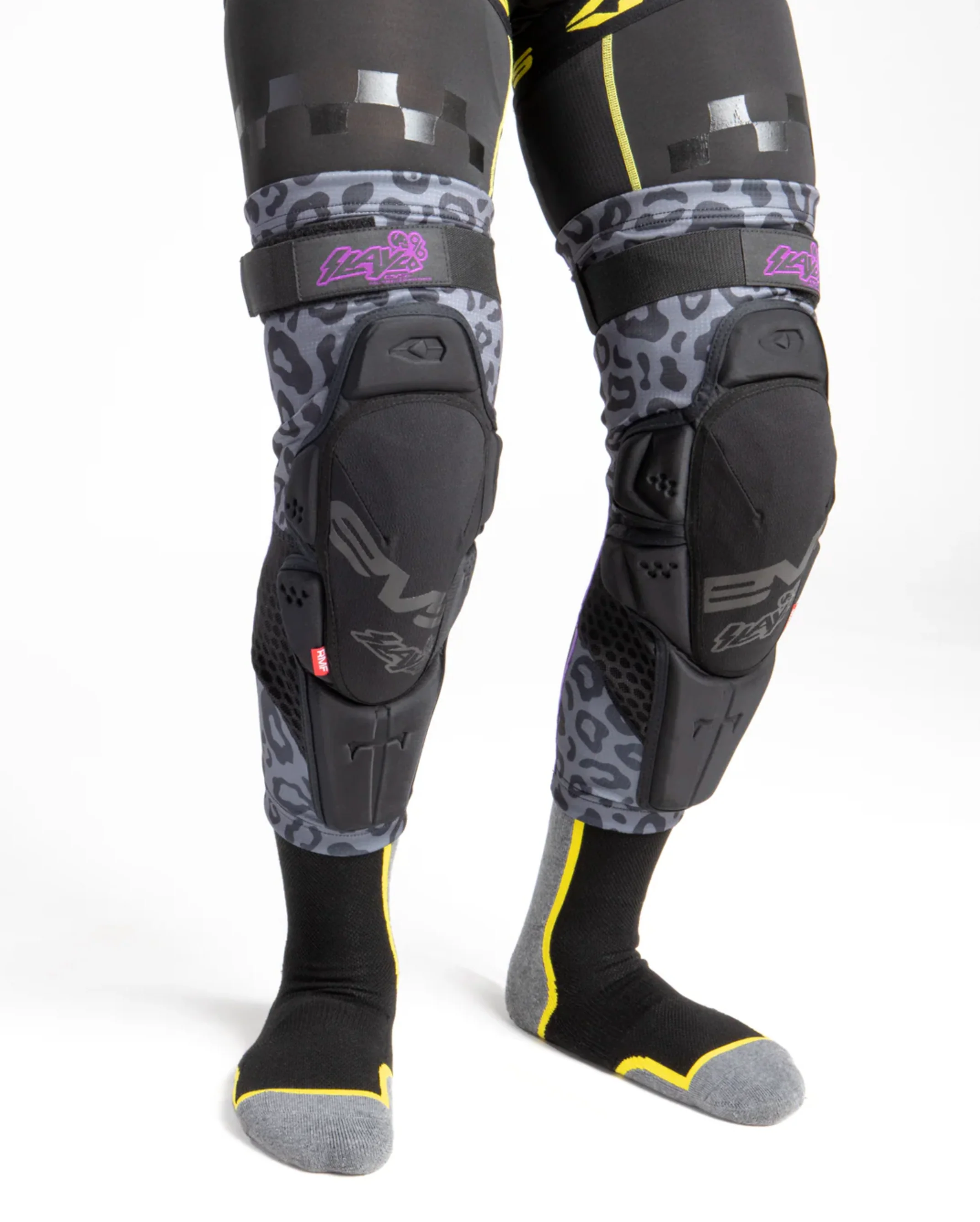 EVS Slayco 96 Ghost Leopard Knee Guard - Limited Edition Axel Hodges Knee Guards - Image 7