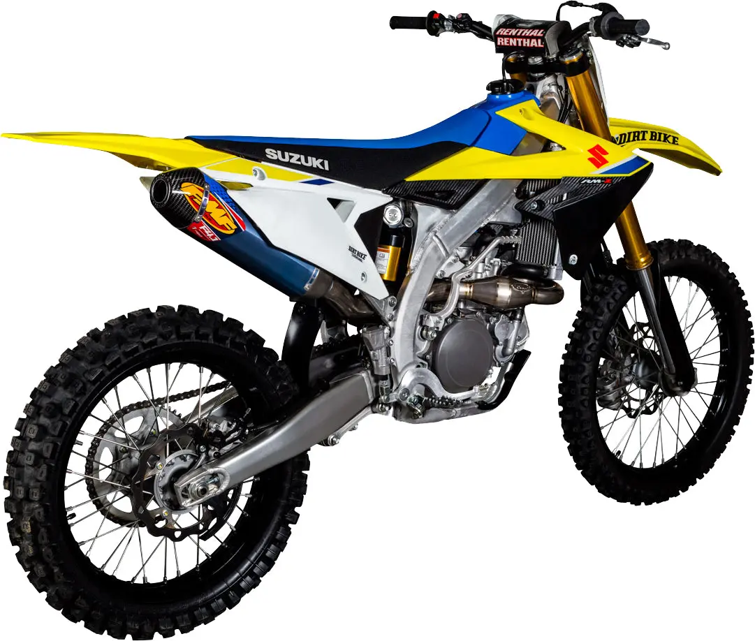 FMF Factory 4.1 RCT Titanium Anodized Full Exhaust System w/ Carbon End Cap- Suzuki RM-Z450 | 2018-2025 - Image 2