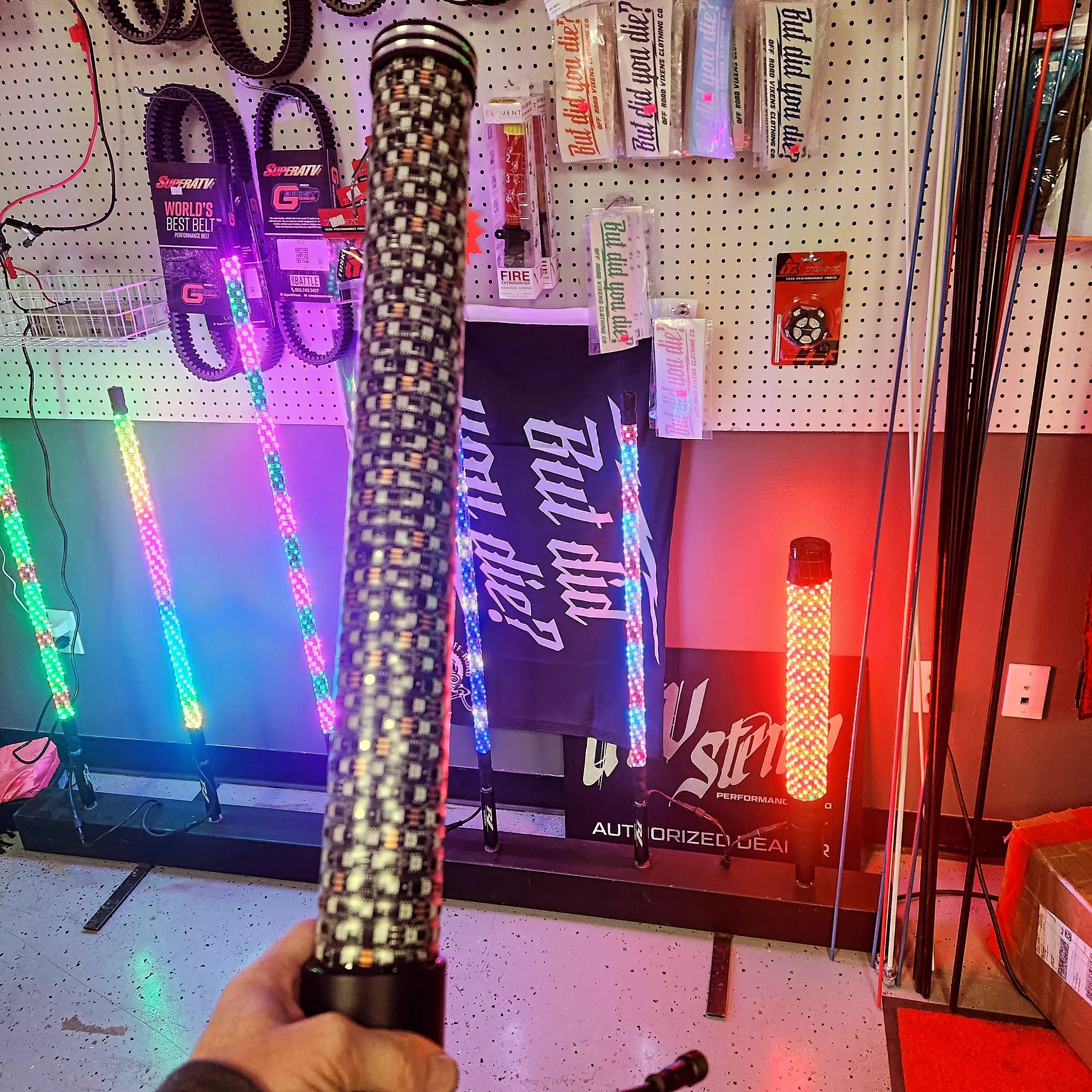 Fatty LED Light Whips (Pair) - Universal 2 1/2" LED Whips by R1 Industries - Image 3