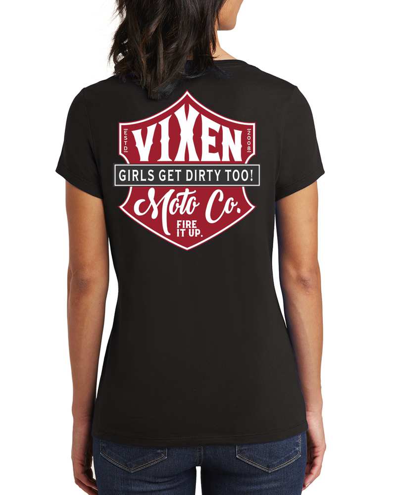 Fire it Up Ladies V Neck Tee - Image 7