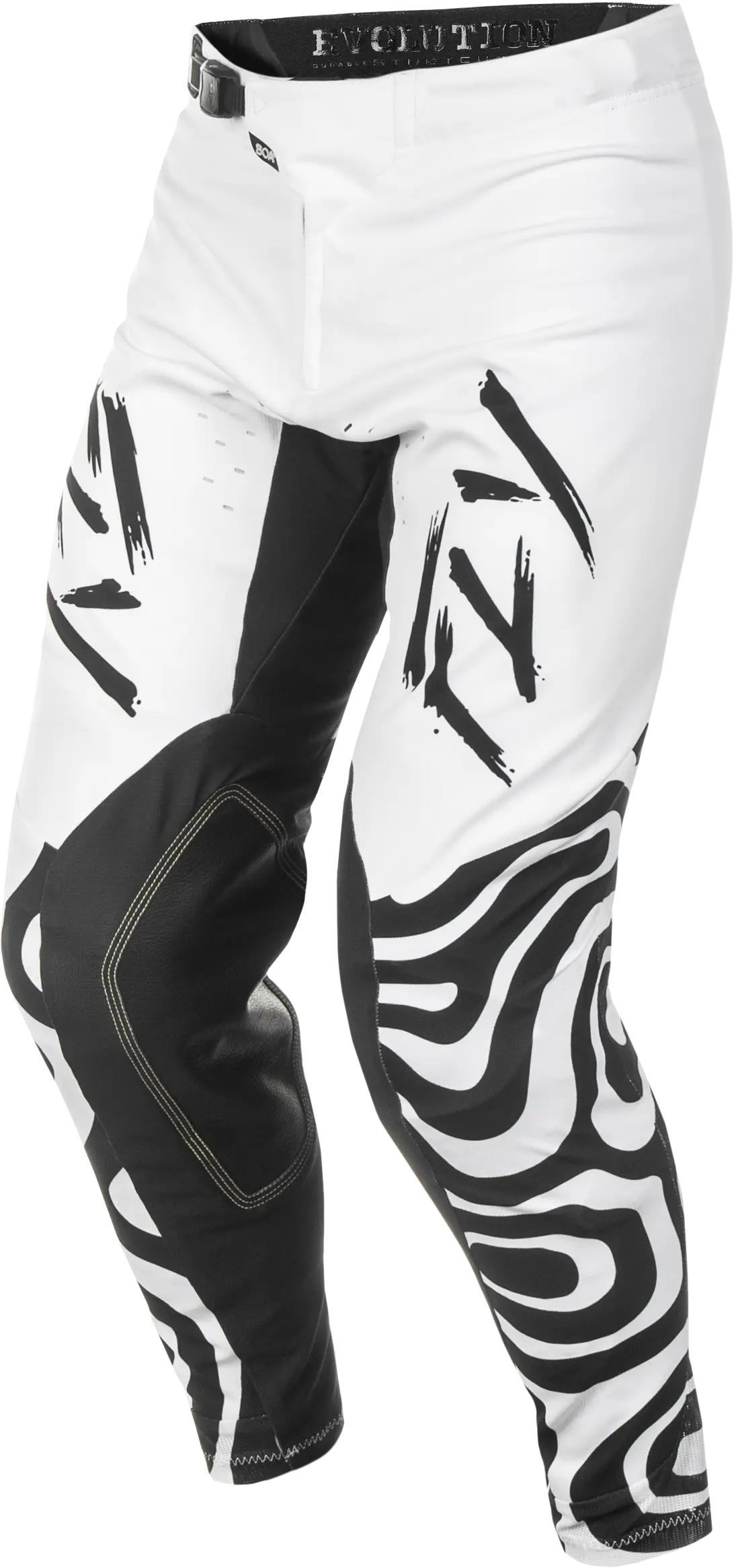 FLY RACING Evolution DST Abyss White/Black Pants - Image 4