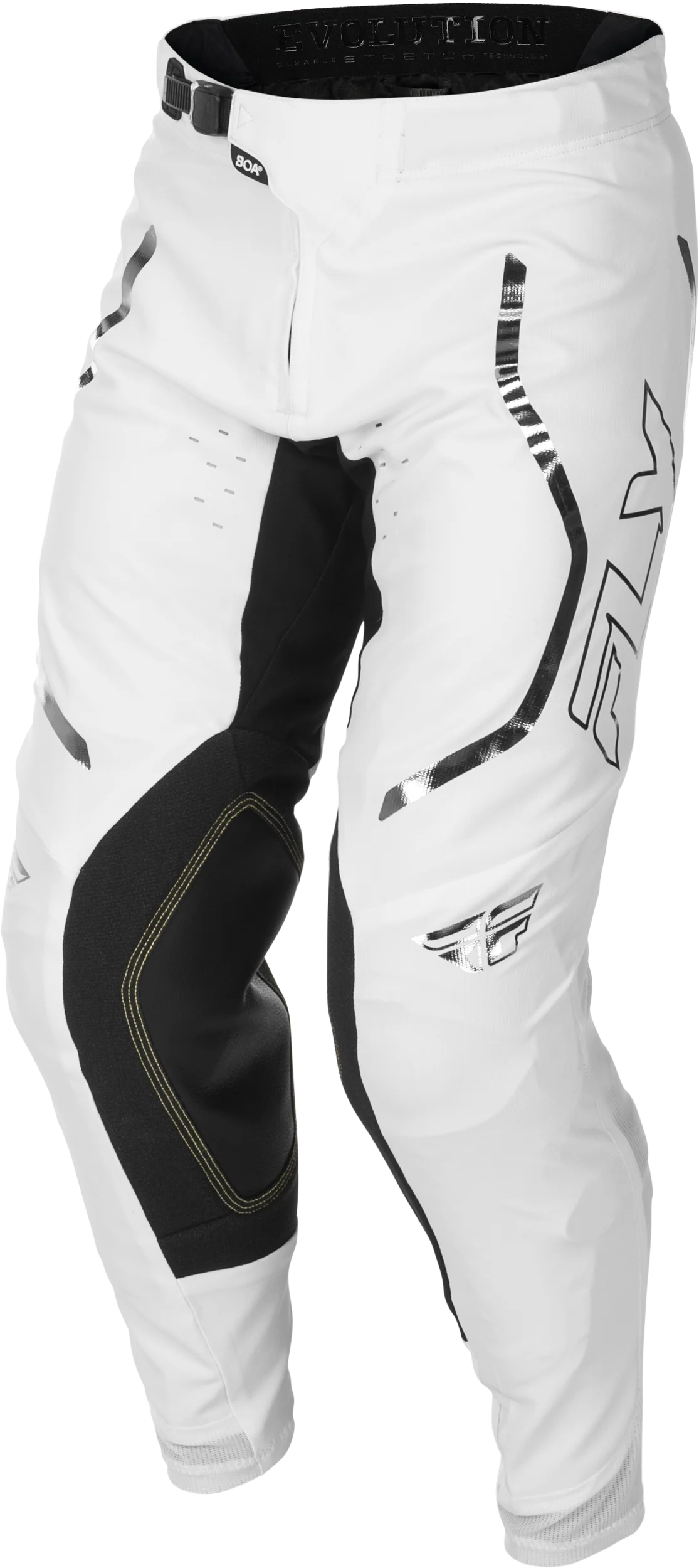 FLY RACING Evolution DST LE Flash Pants - White/Silver - Image 4