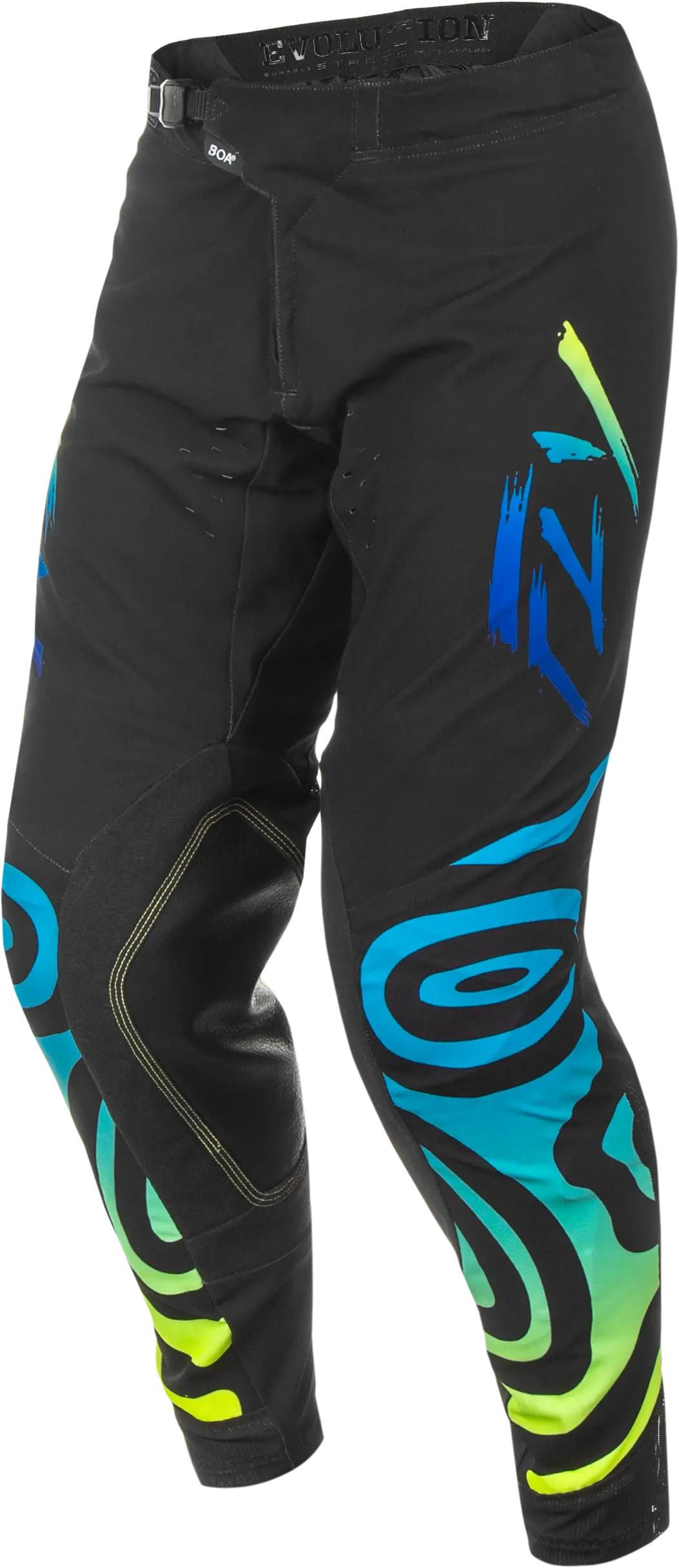 FLY RACING Evolution DST Zen Black/Blue/Hi Vis Pants - Image 4