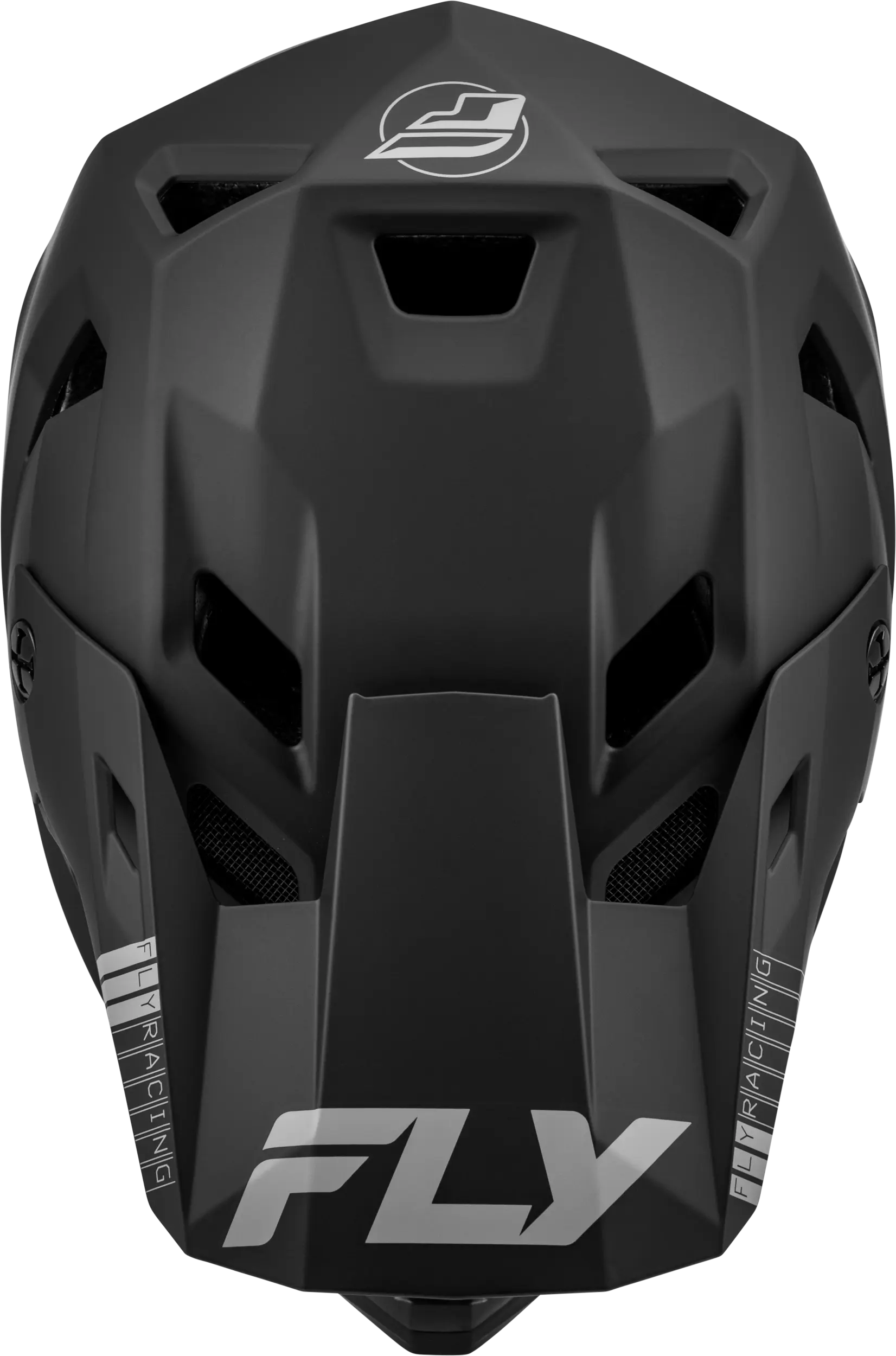 FLY RACING Rayce Matte Black Helmet (2024) - eMoto / BMX / Downhill Helmet - Image 4