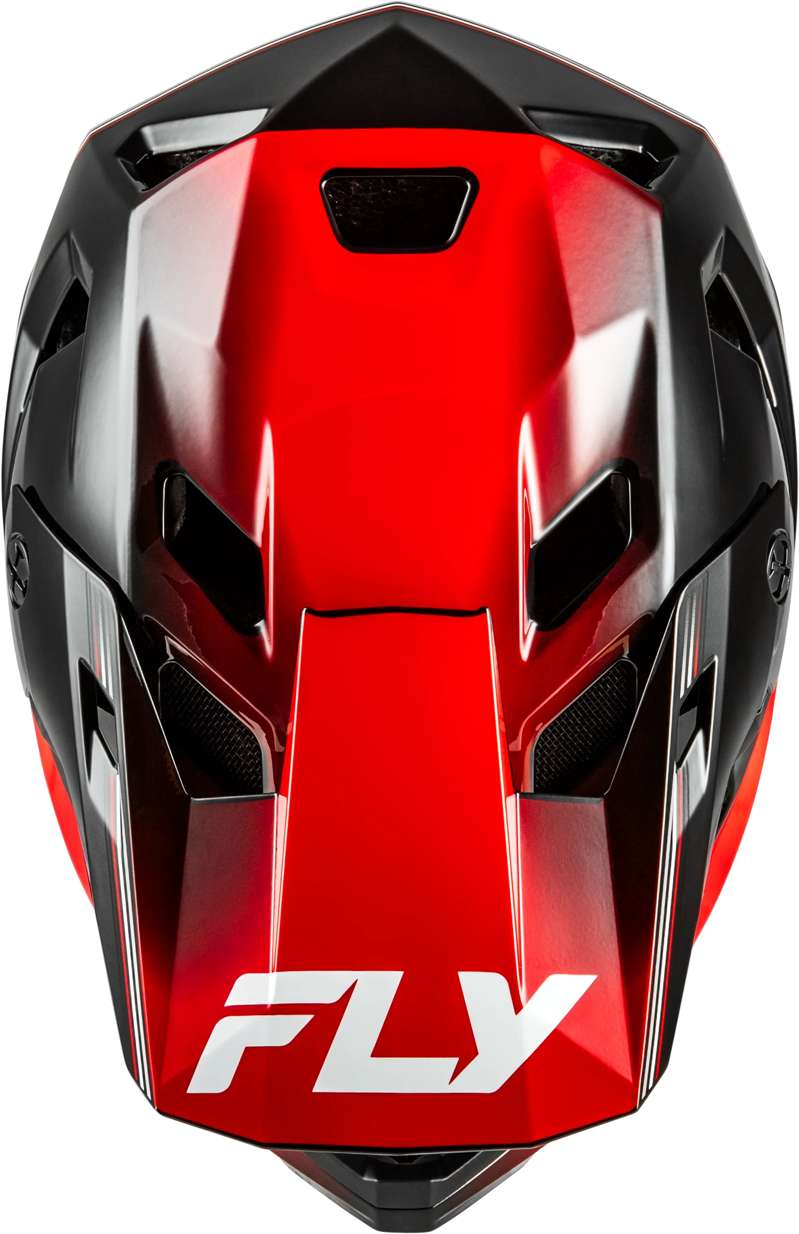 FLY Rayce Repeat Helmet - Black/Red - eMoto / BMX / Downhill Helmet - Image 3