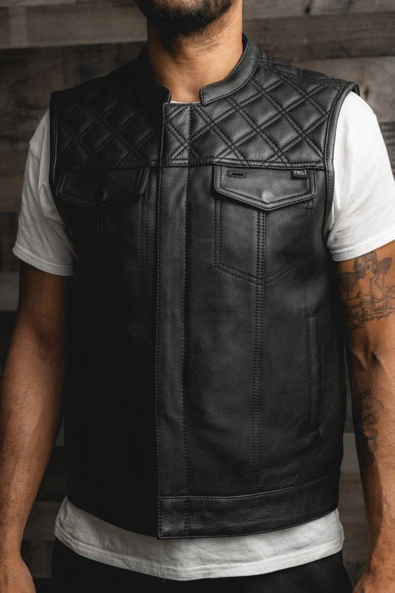 FMCo Men's Signature Leather Vest - Image 3