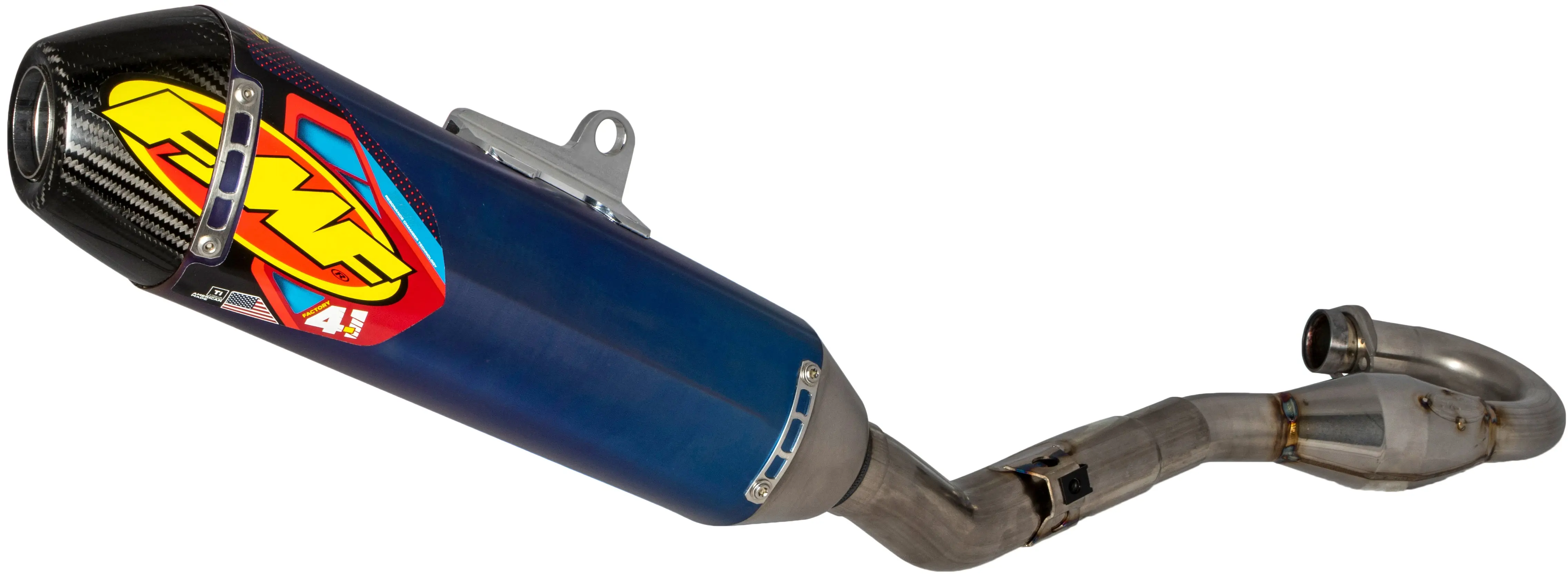 FMF Factory 4.1 RCT Titanium Anodized Full Exhaust System - KTM 350 XCF-W | 2020-2022 - Image 3