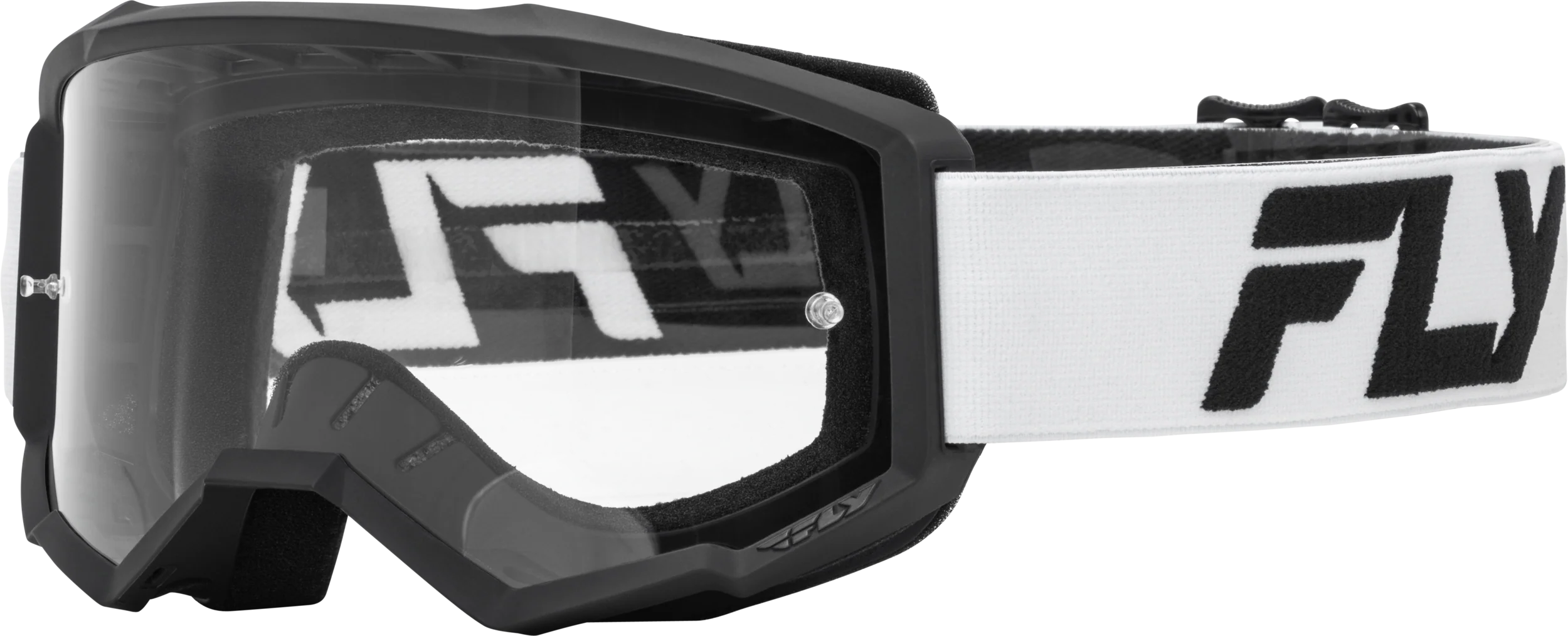Focus Goggle White/Black W/ Clear Lens - Image 2