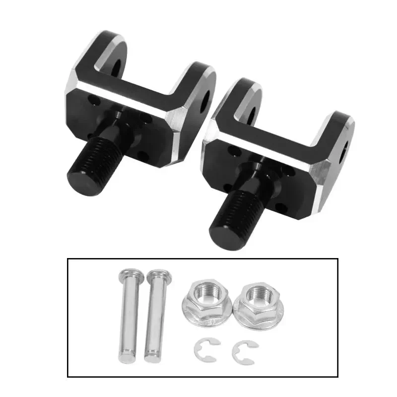 Footpeg Bracket Connectors for E-moto (Machined Finish) - Image 2