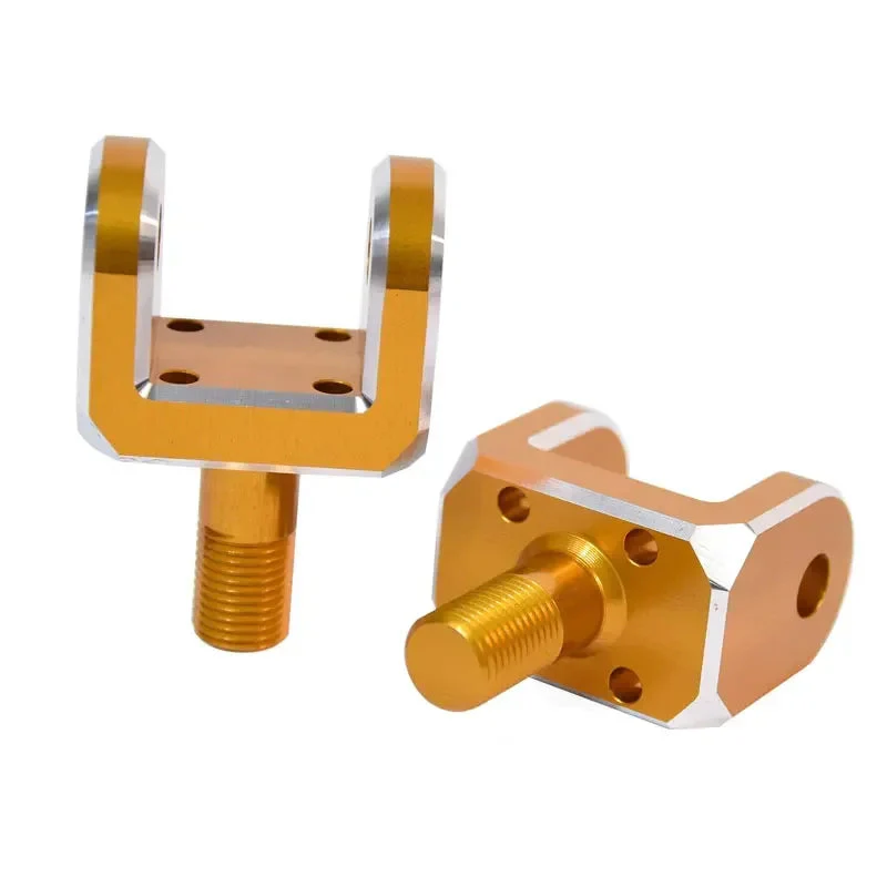 Footpeg Bracket Connectors for E-moto (Machined Finish) - Image 4