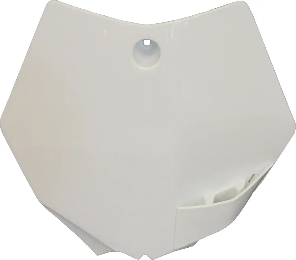 Front Number Plate White