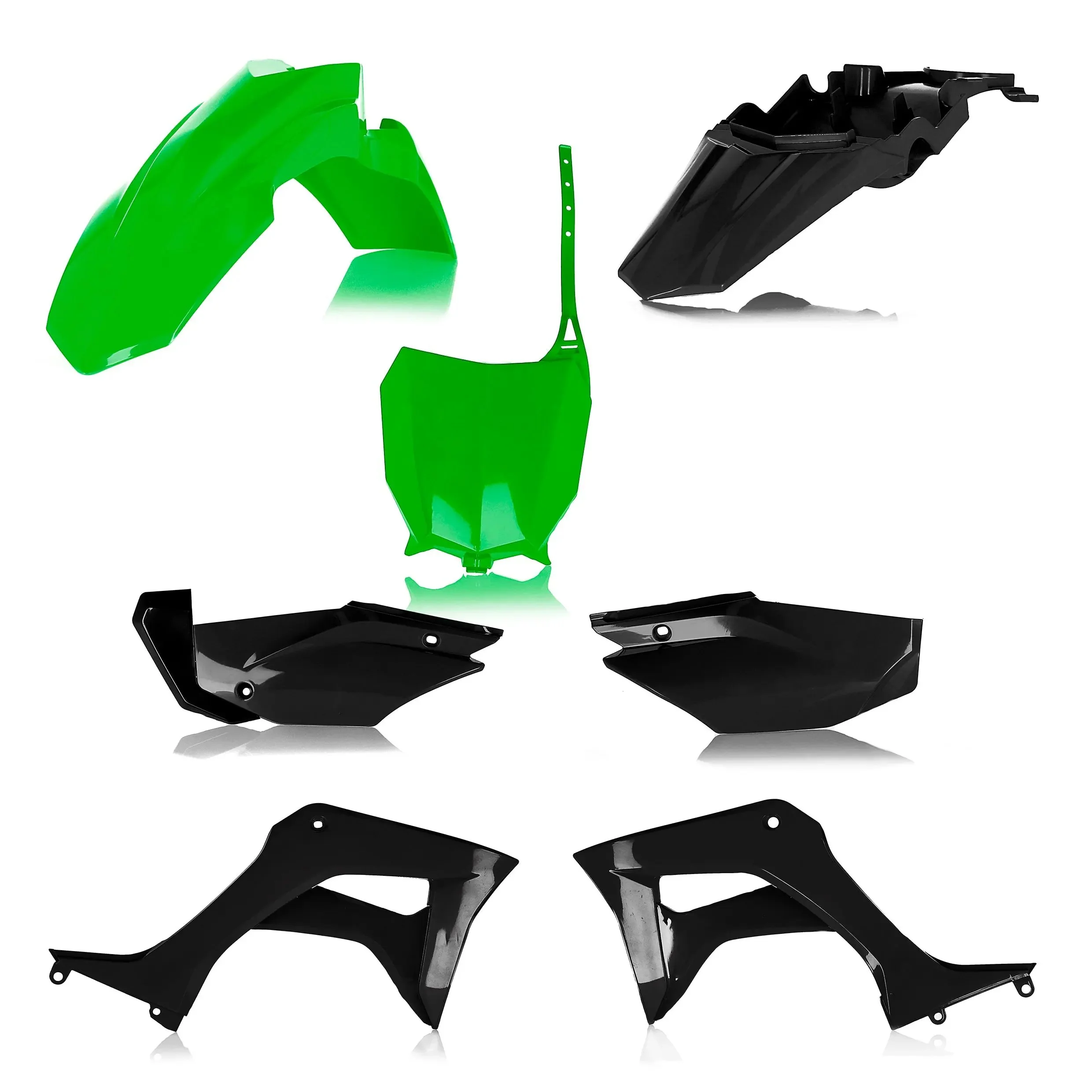 Full Plastic Kit Hon Green/Black - Image 2