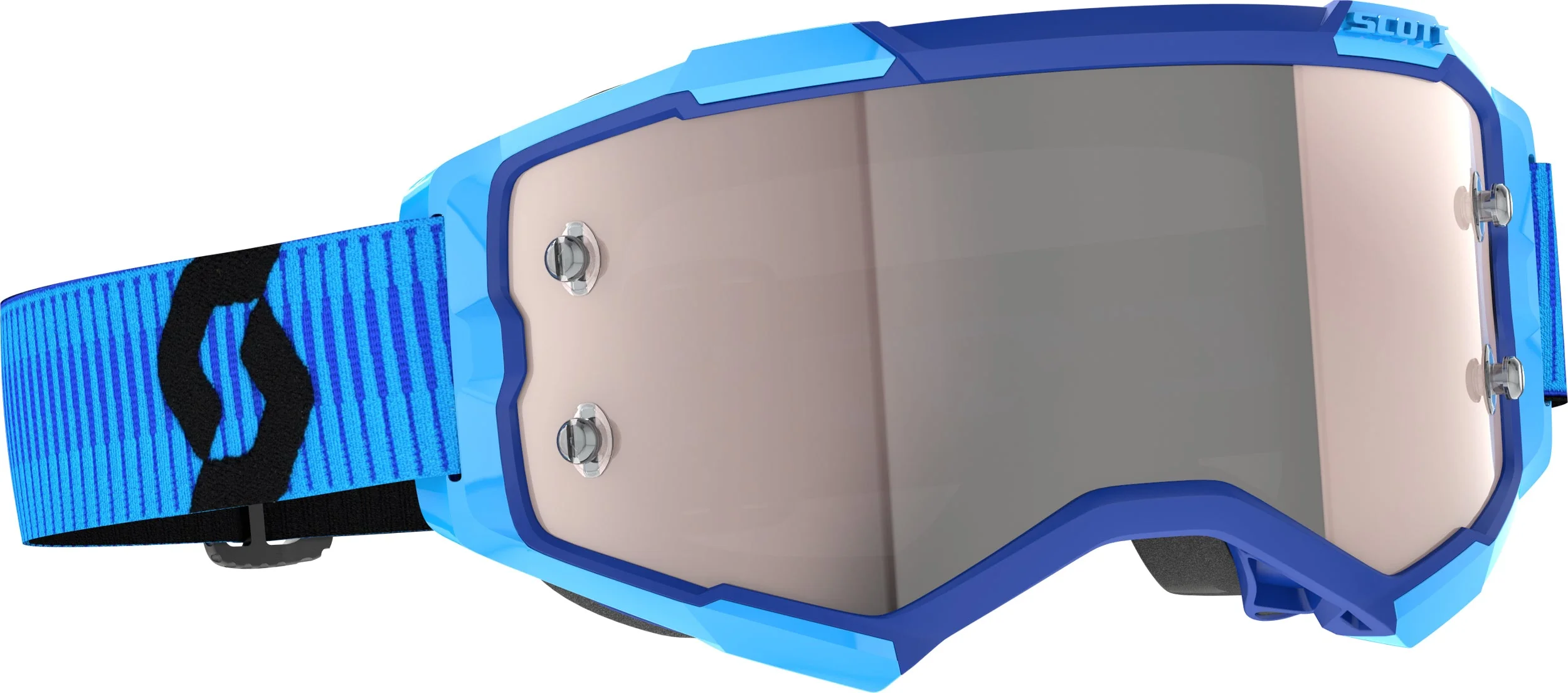 Fury Goggle Blue/Black Silver Chrome Works - Image 2