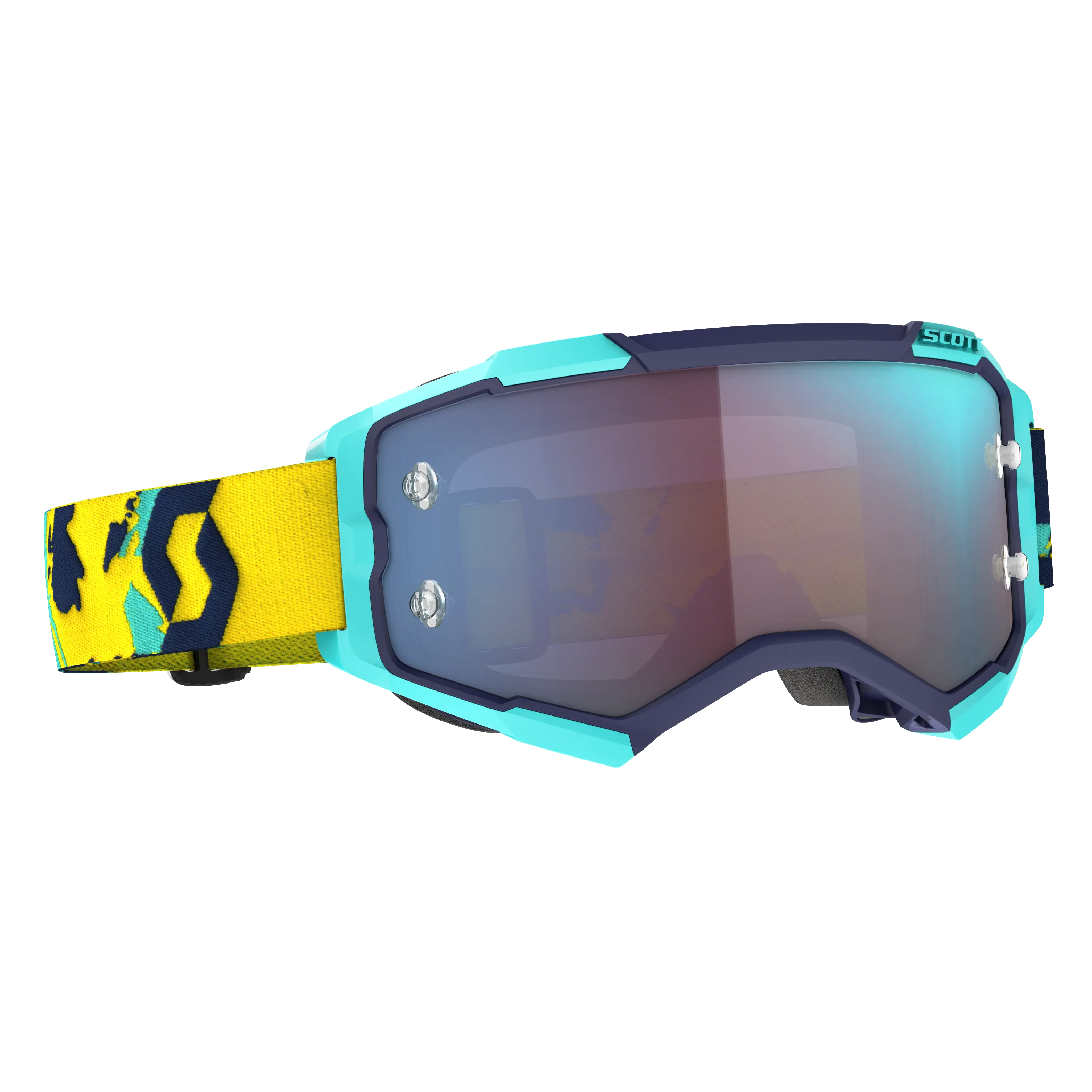 Fury Goggle Blue/Orange Blue Chrome Works Lens - Image 3