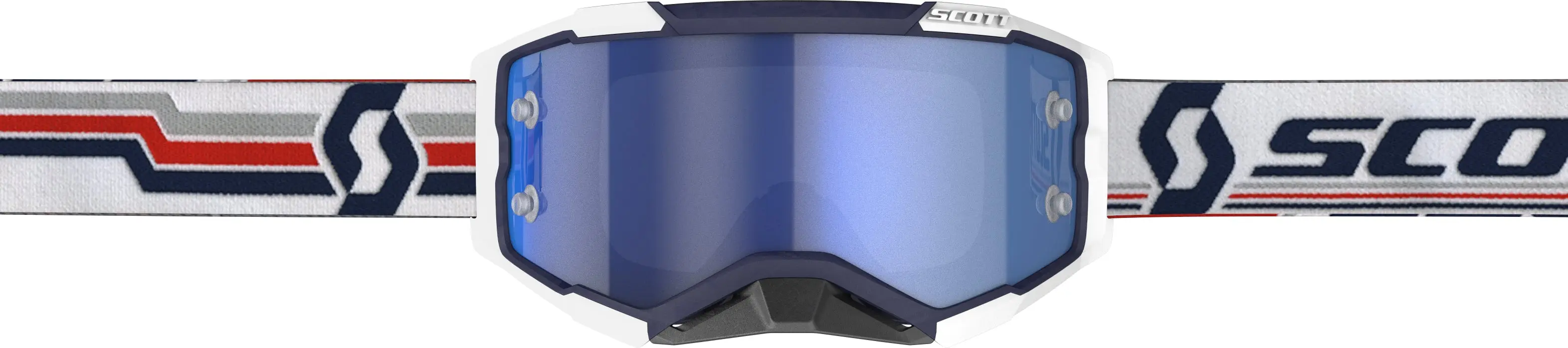 Fury Goggle Blue/White Electric Blue Chrome Works - Image 2
