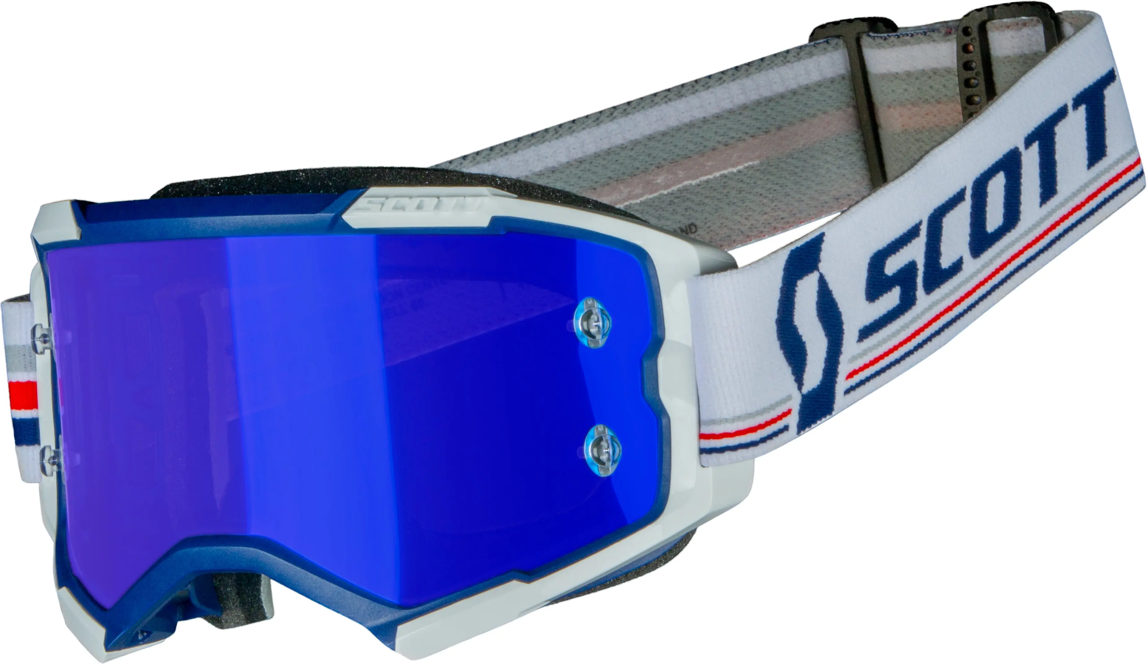 Fury Goggle Blue/White Electric Blue Chrome Works - Image 4