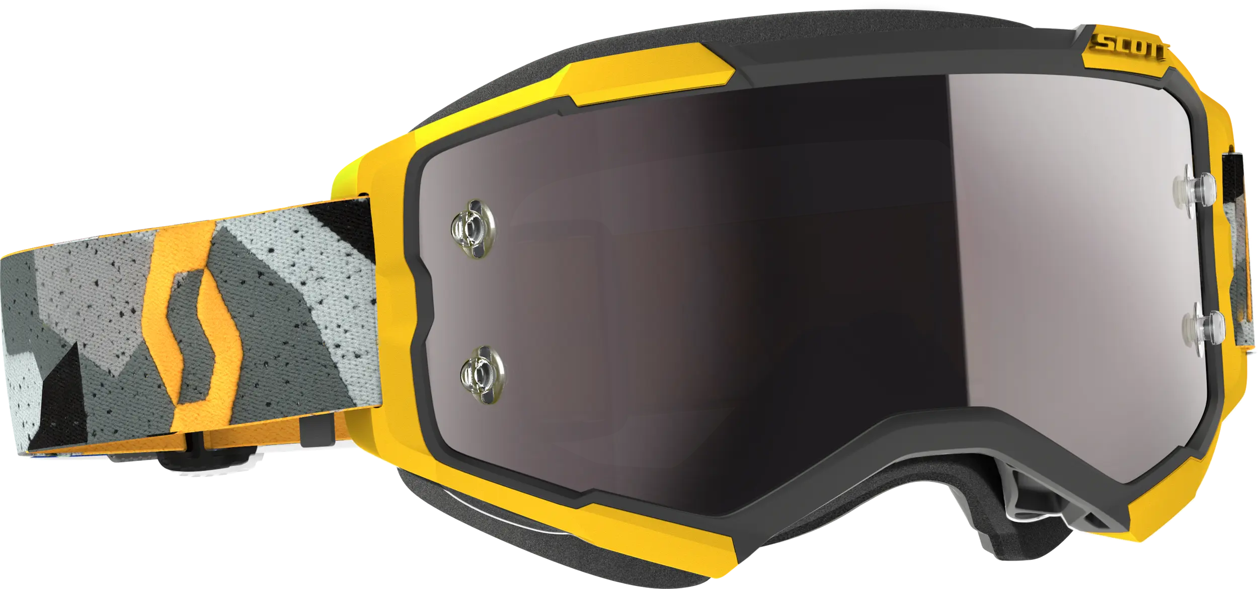 Fury Goggle Camo Grey/Ylw Silver Chrome Works - Image 3