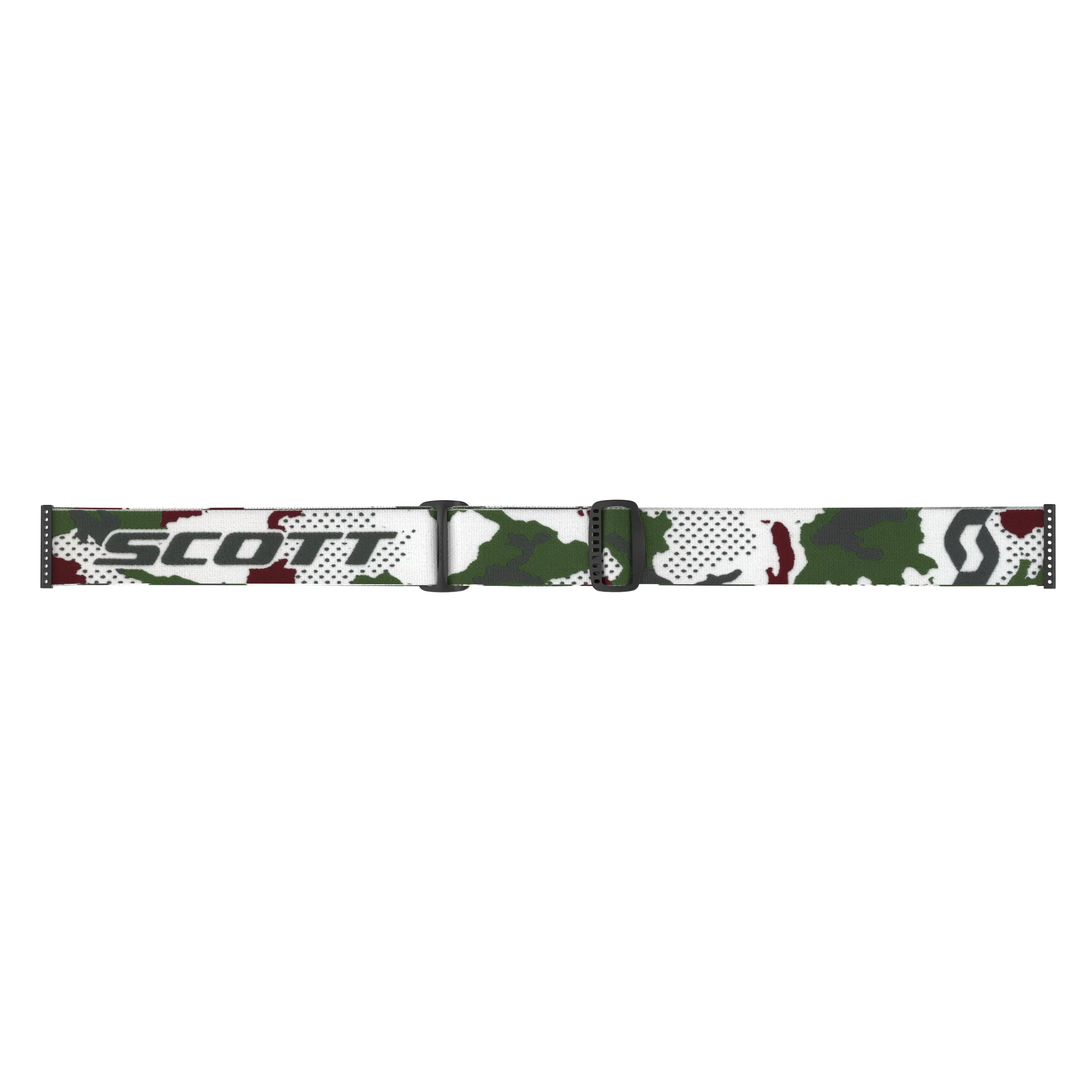 Fury Goggle Dark Green/White Camo W/Silver Chrome Works - Image 2