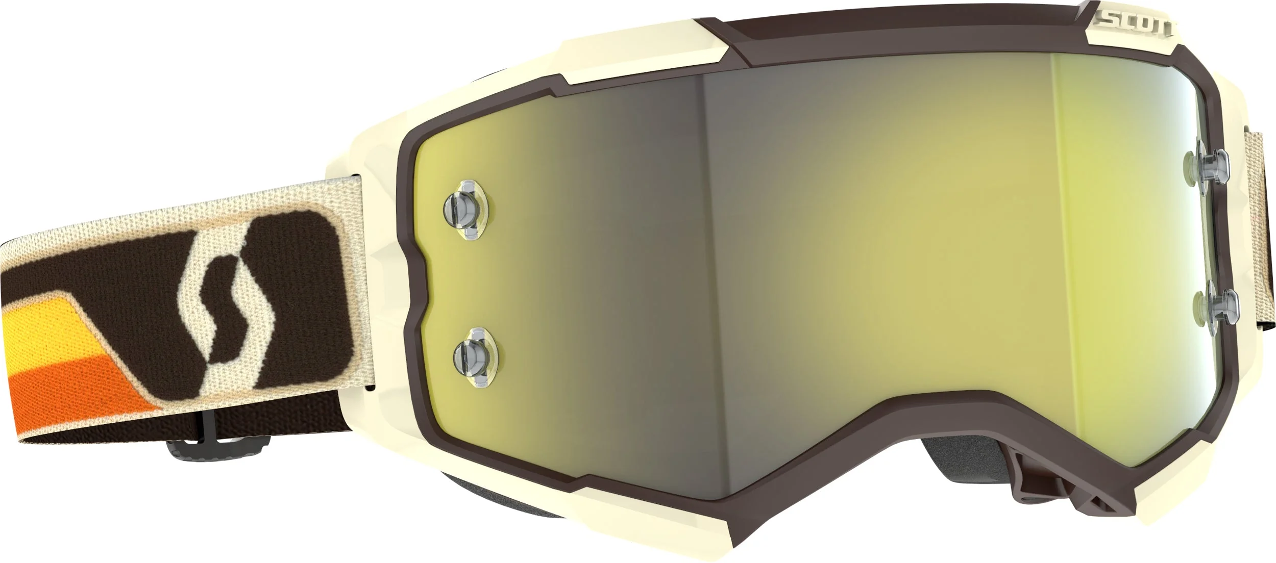Fury Goggle Deep Brwn/Beige Ylw Chrm Works - Image 2