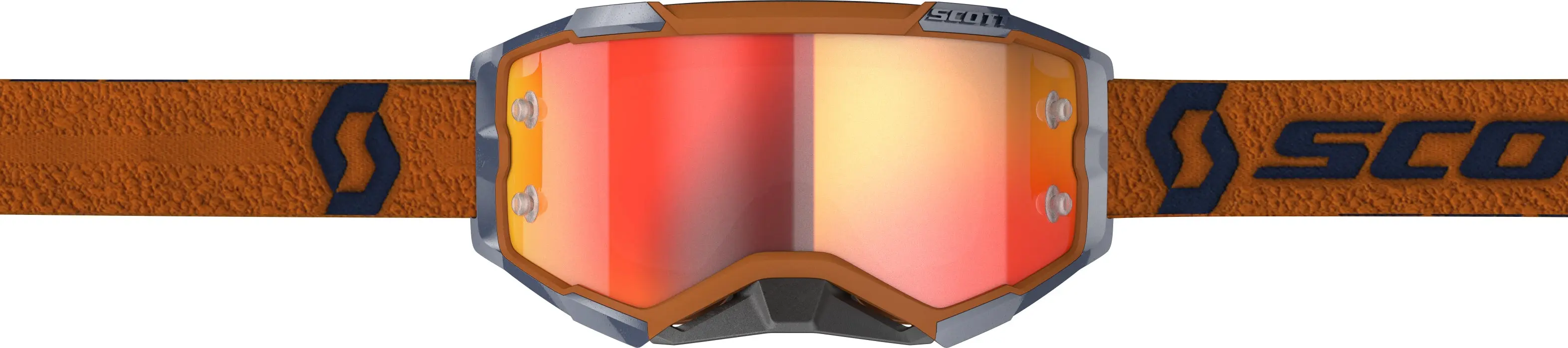 Fury Goggle Grey/Orange Orange Chrome Works - Image 2