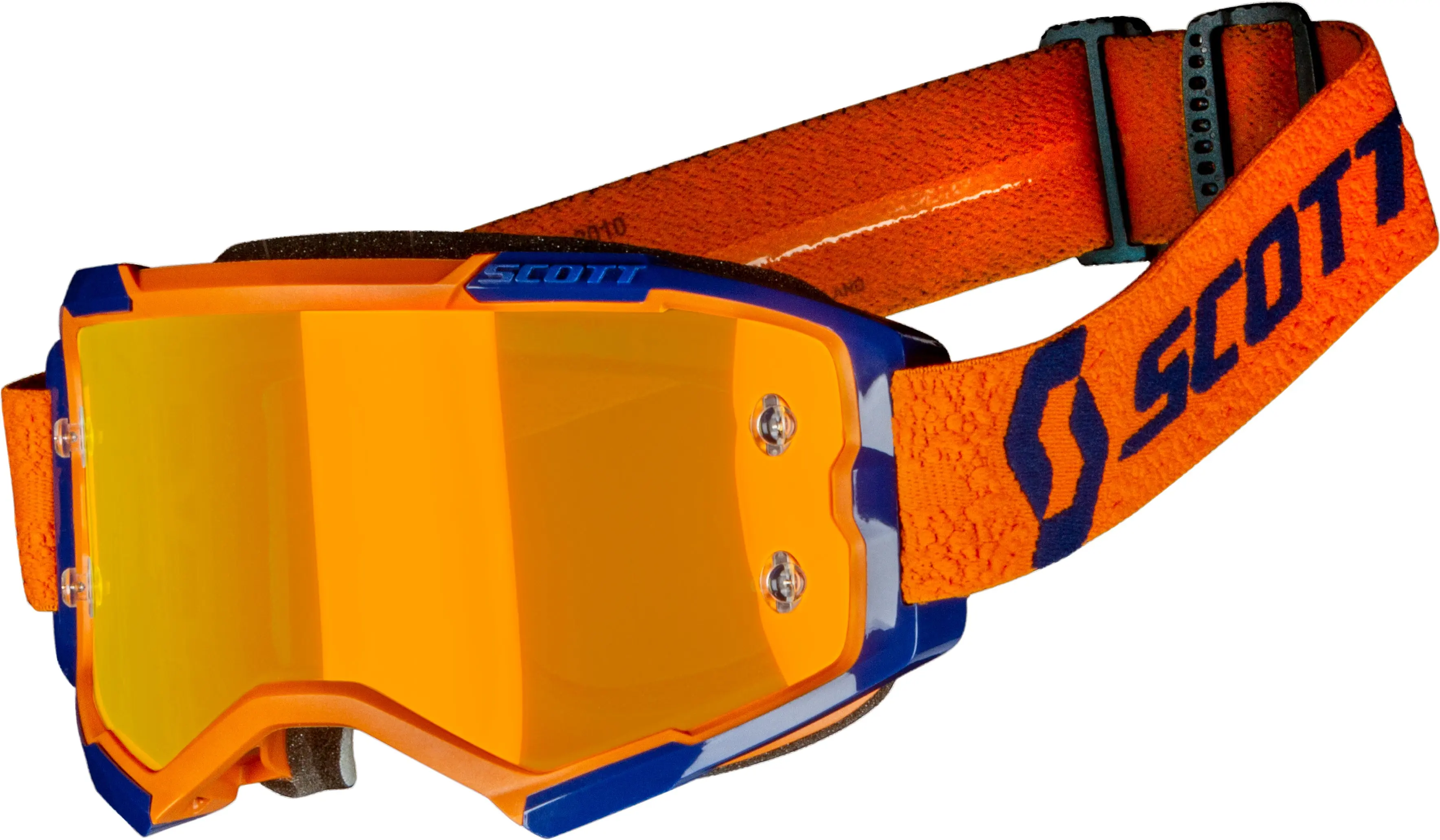 Fury Goggle Grey/Orange Orange Chrome Works - Image 4