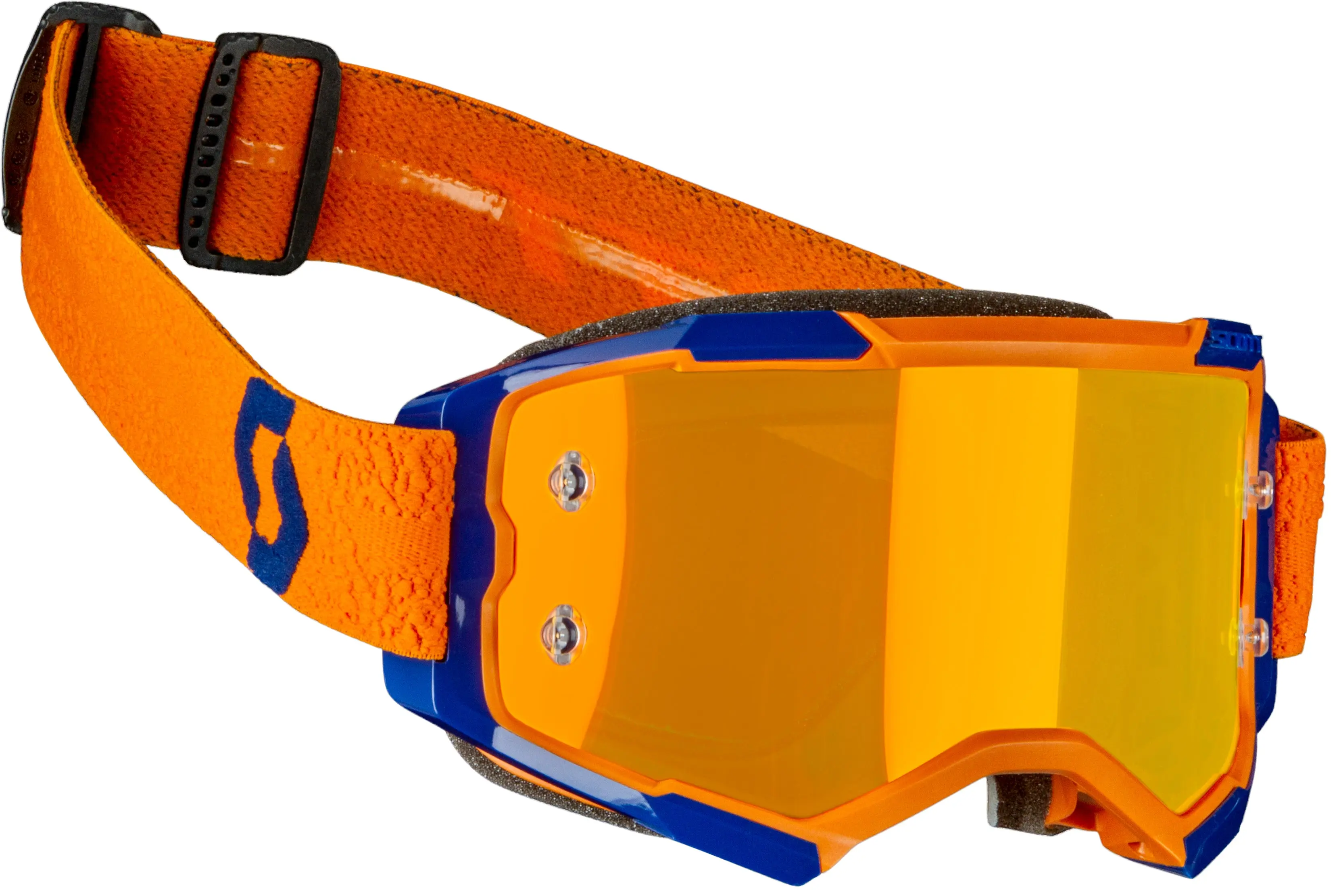 Fury Goggle Grey/Orange Orange Chrome Works - Image 5