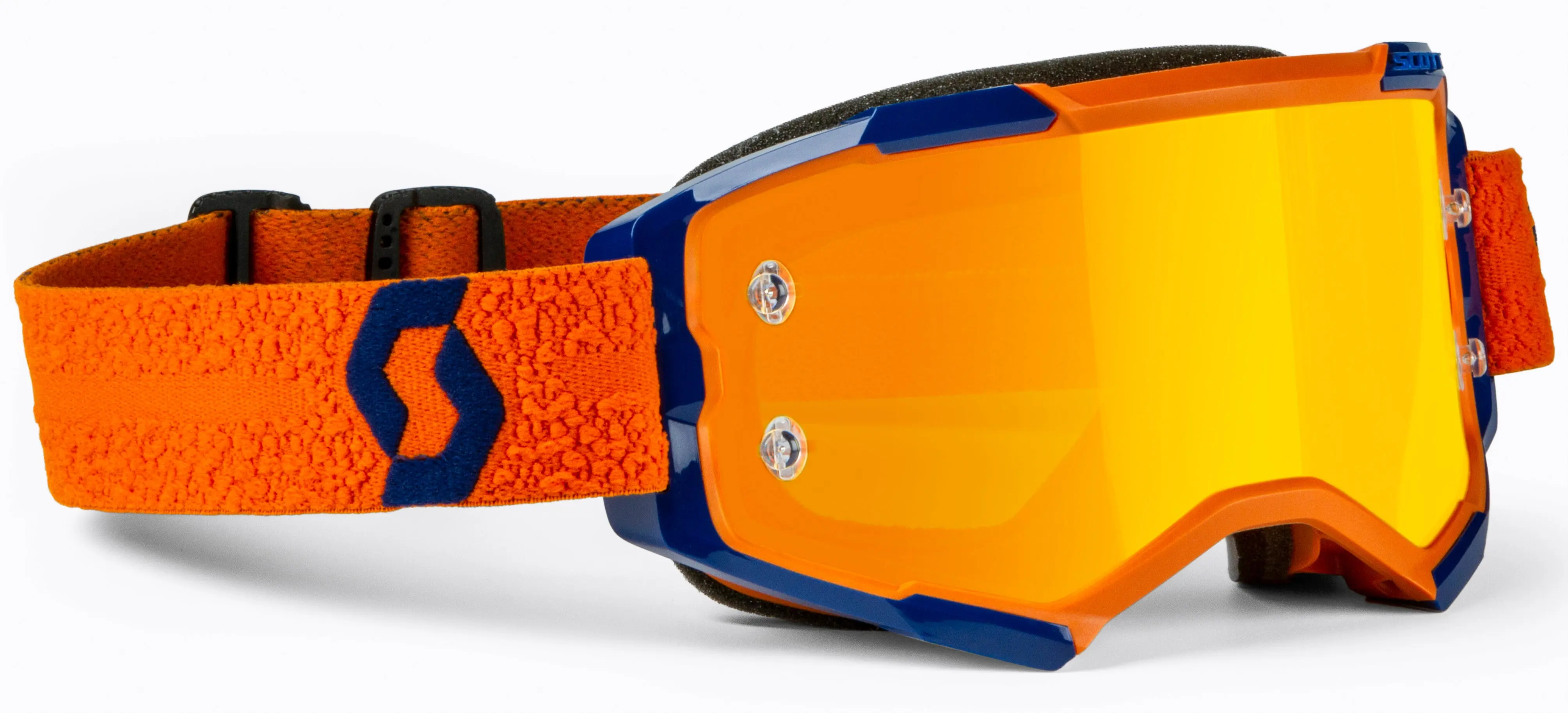Fury Goggle Grey/Orange Orange Chrome Works - Image 6