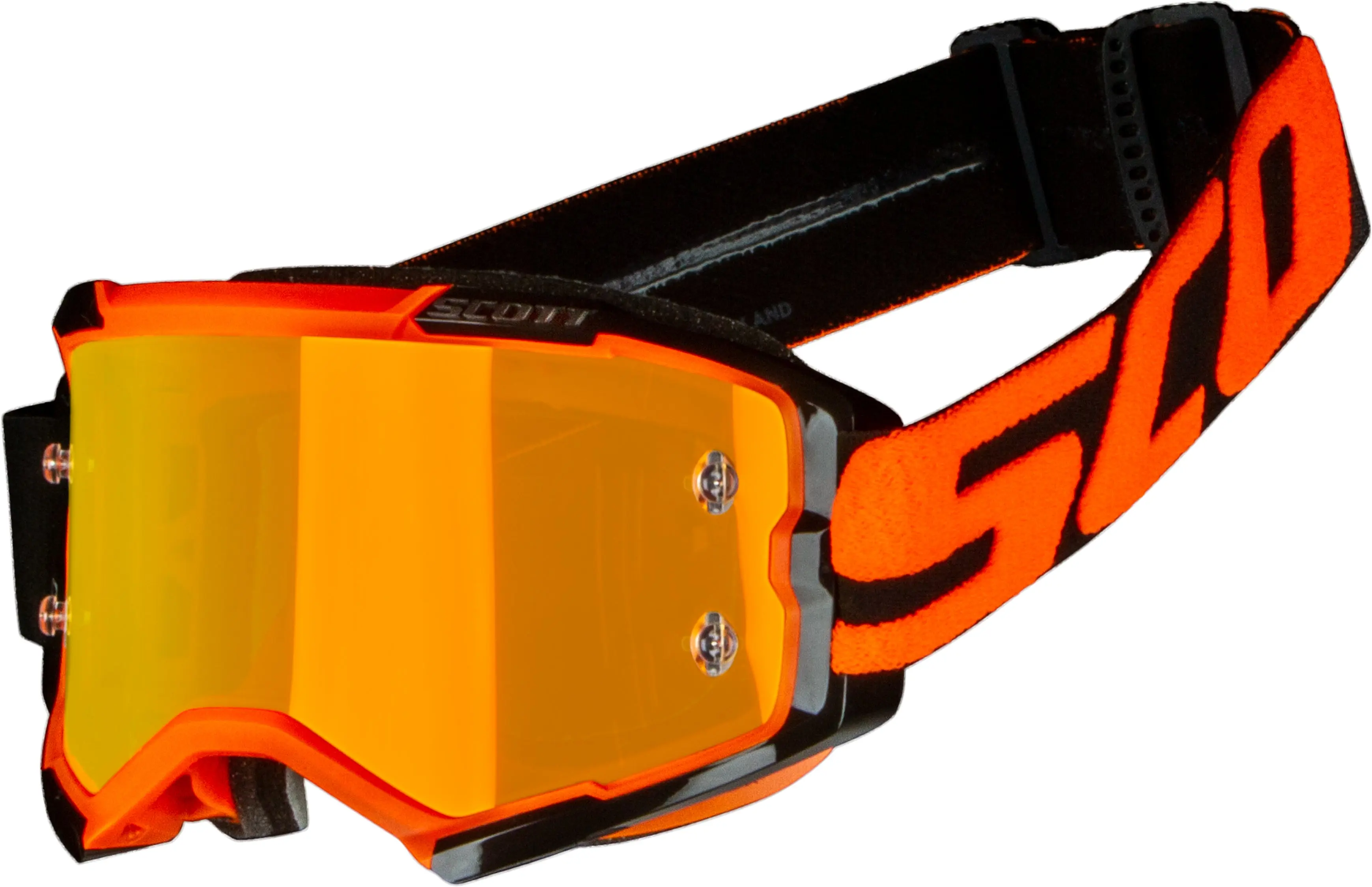 Fury Goggle Orange/Black Orange Chrome Works - Image 4