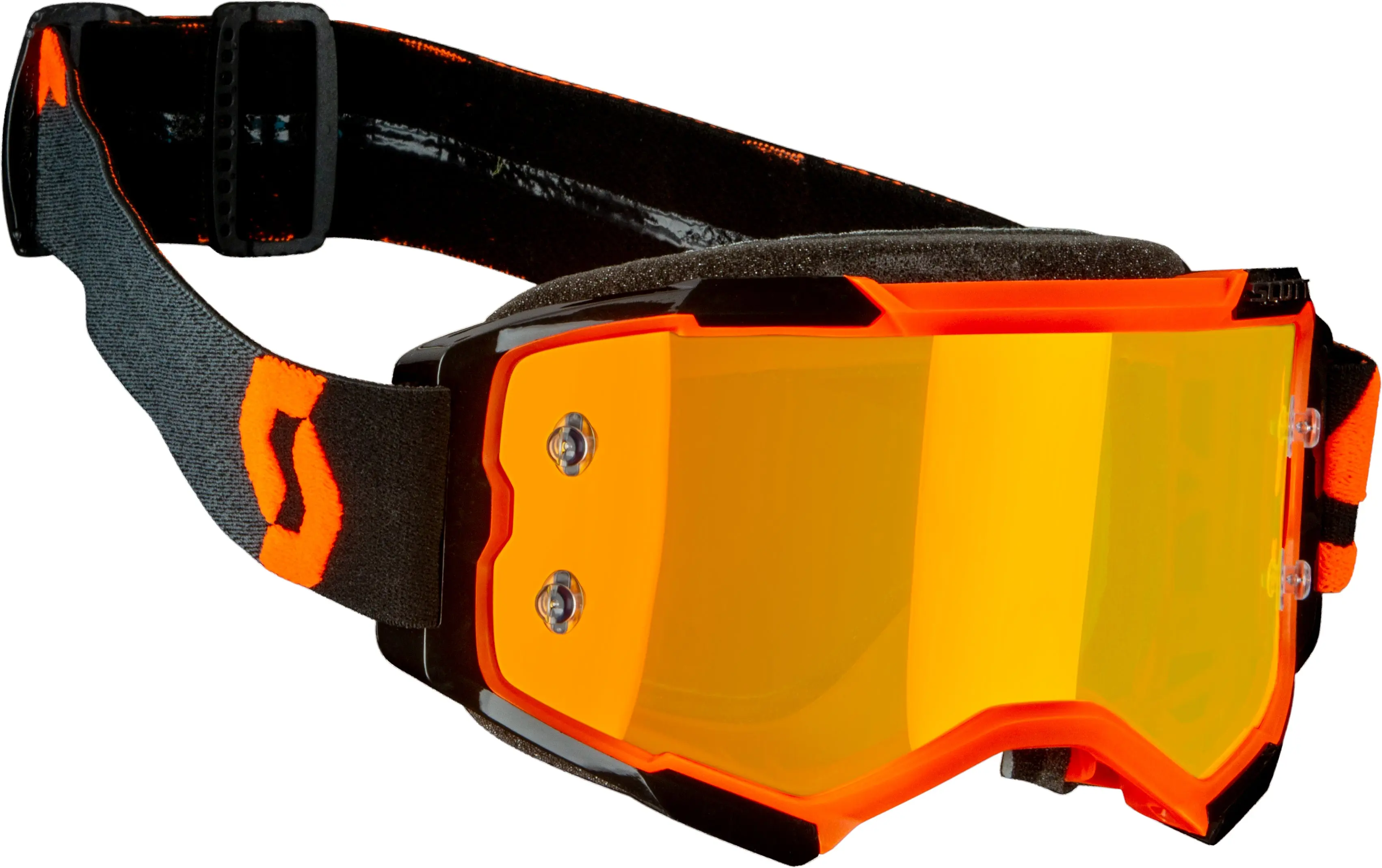 Fury Goggle Orange/Black Orange Chrome Works - Image 5