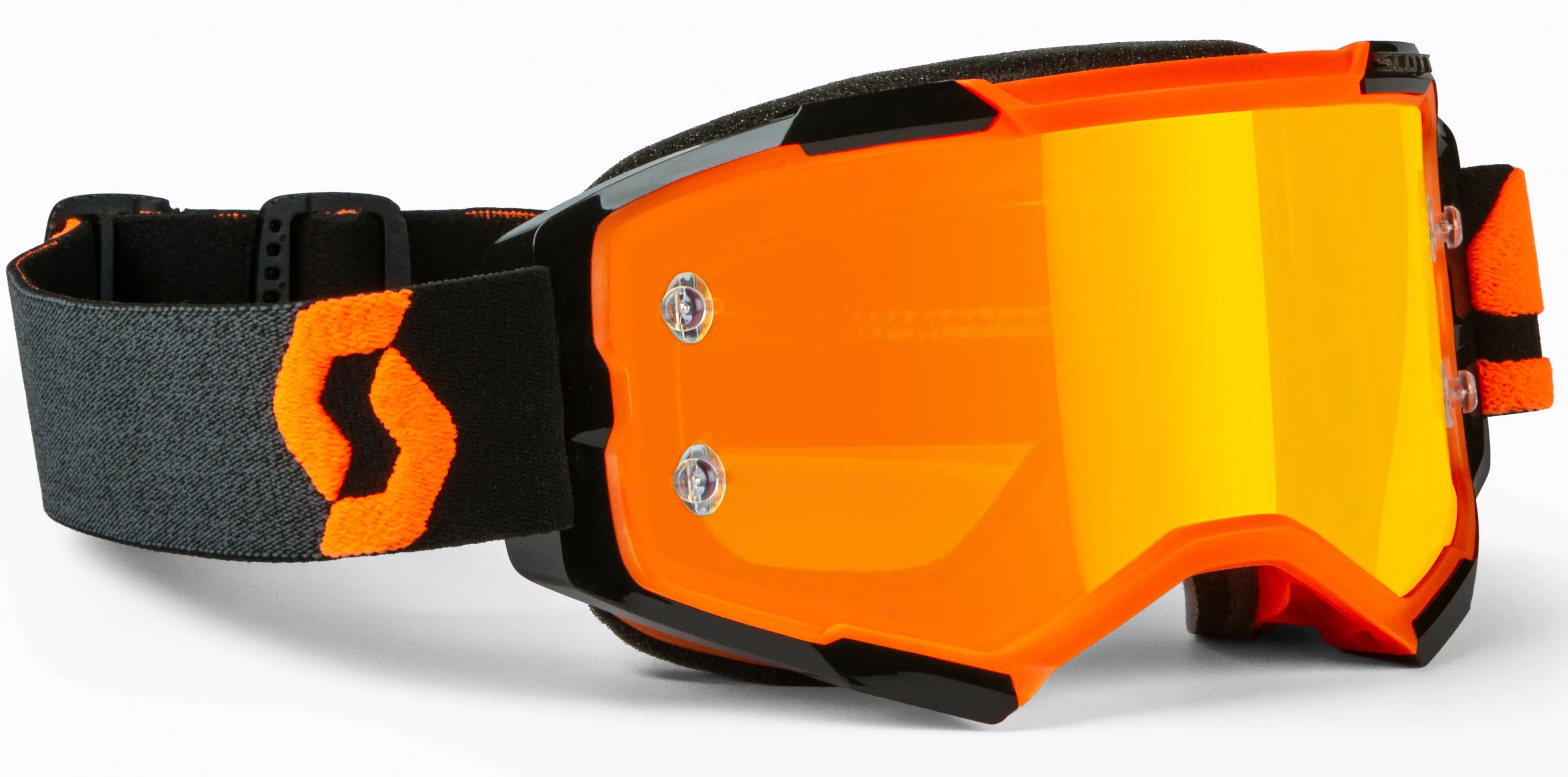 Fury Goggle Orange/Black Orange Chrome Works - Image 6